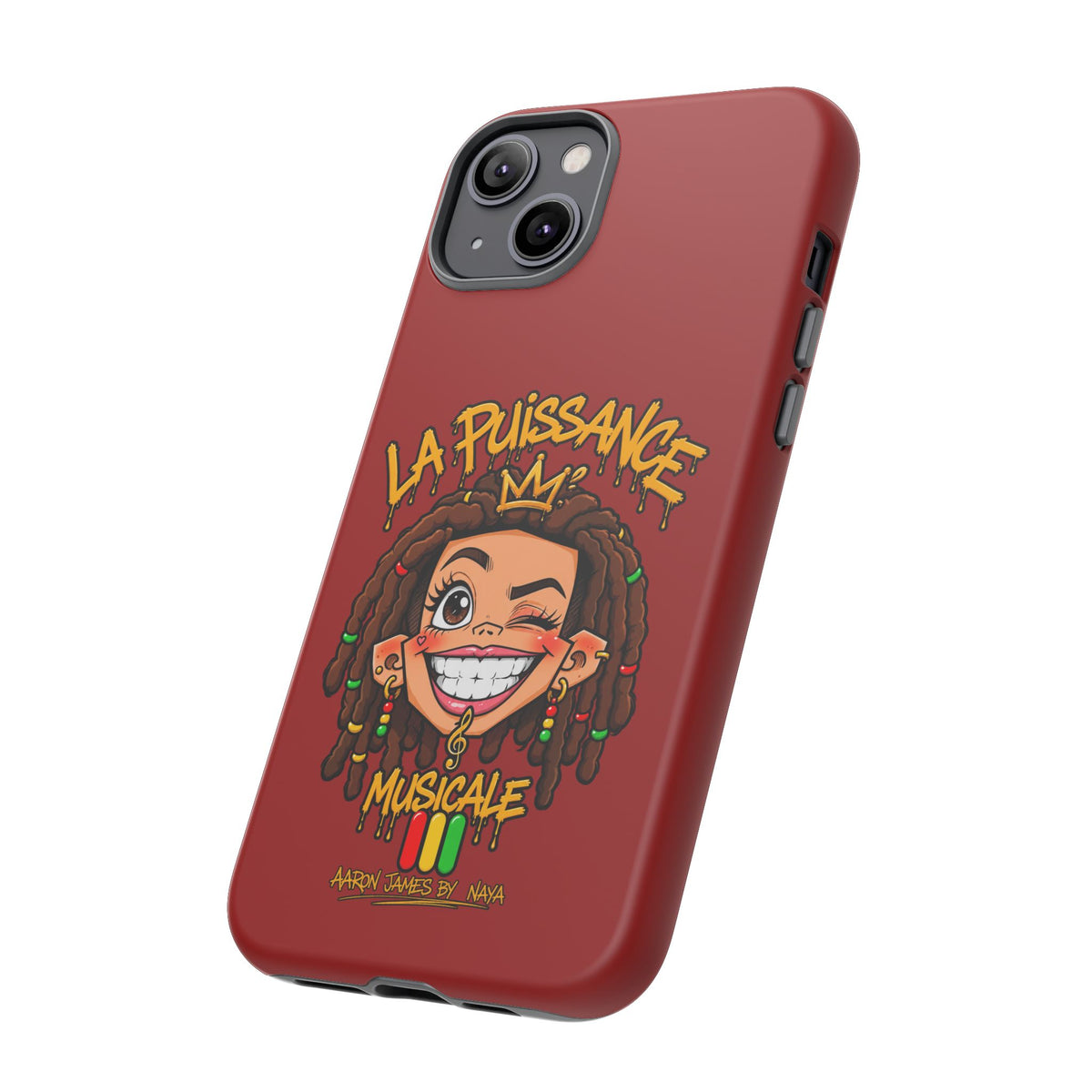 Coque Rasta Queen – Rouge | La Puissance Musicale