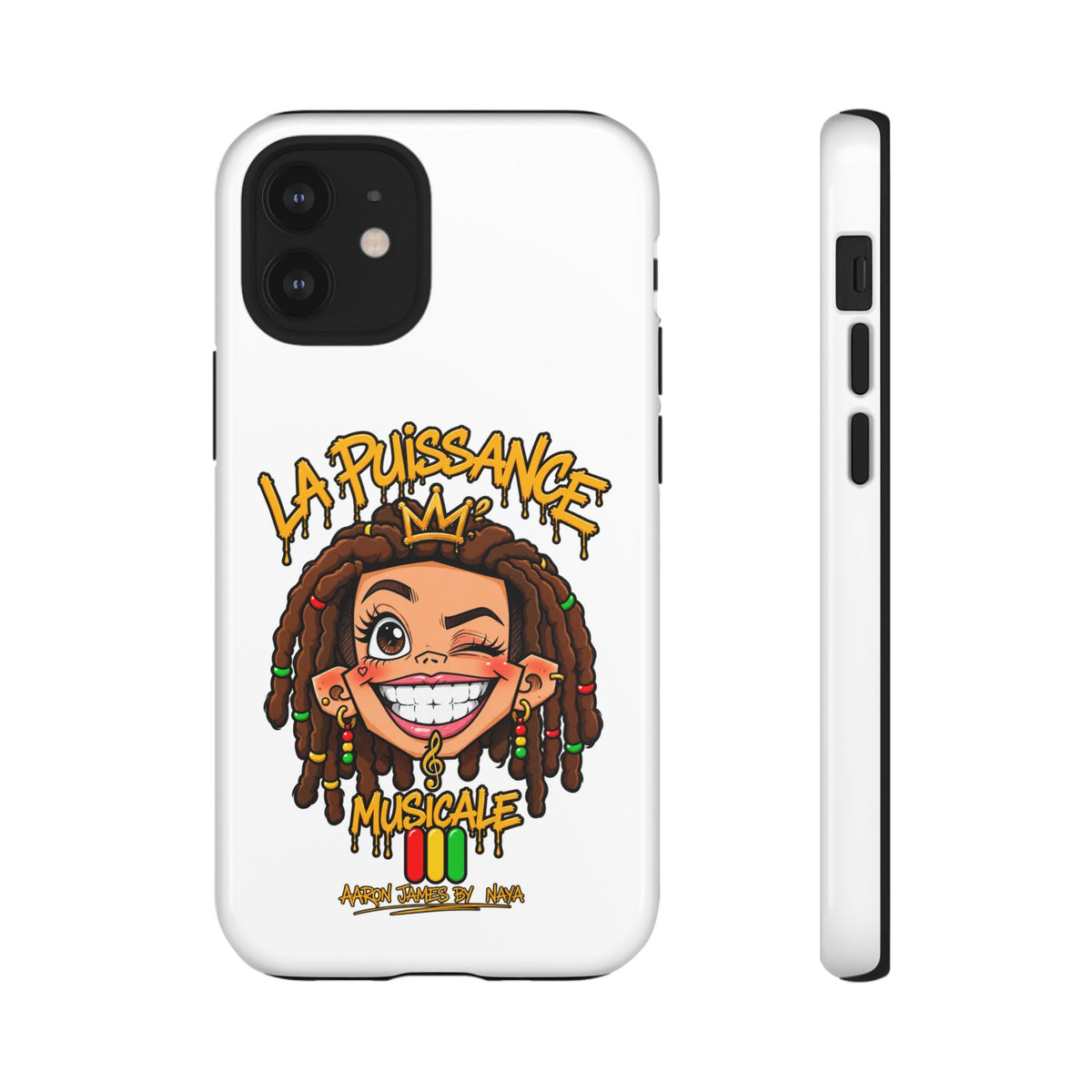 Coque Rasta Queen – Blanc | La Puissance Musicale