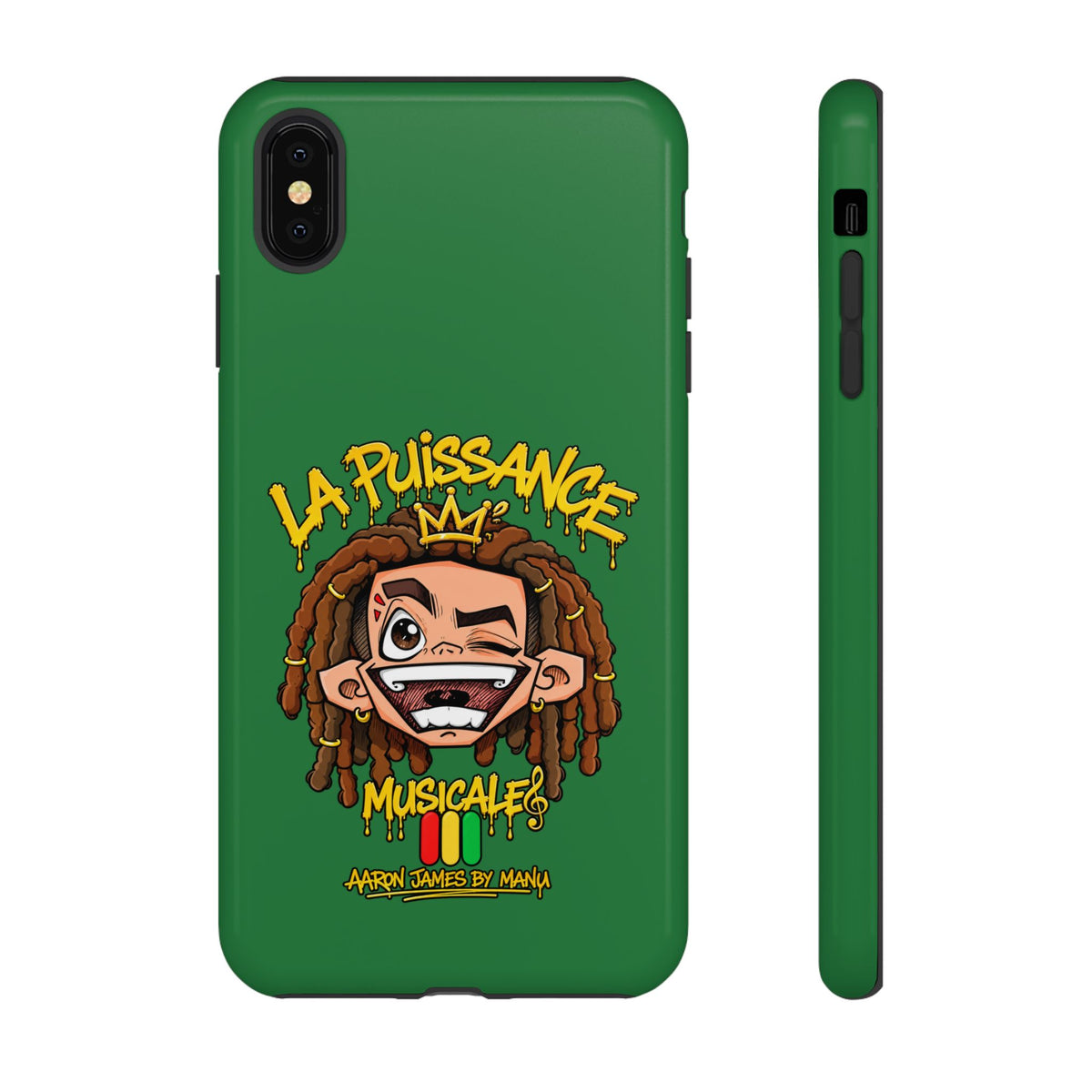 Coque Rasta King – Vert | La Puissance Musicale
