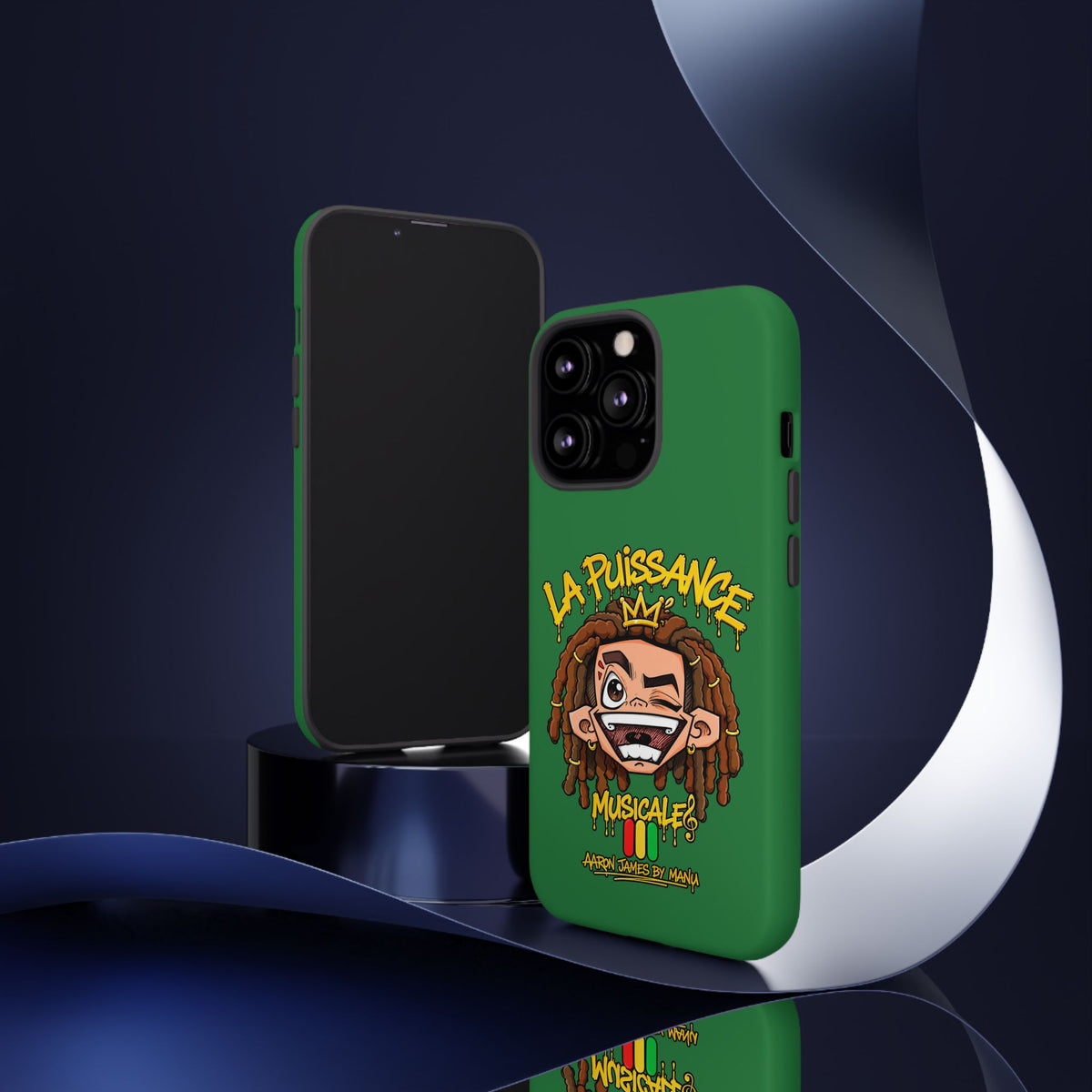 Coque Rasta King – Vert | La Puissance Musicale