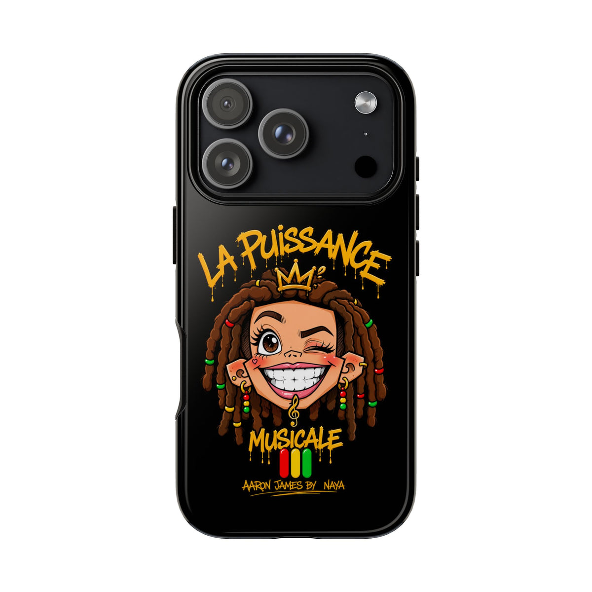 Coque Rasta Queen – Noir | La Puissance Musicale