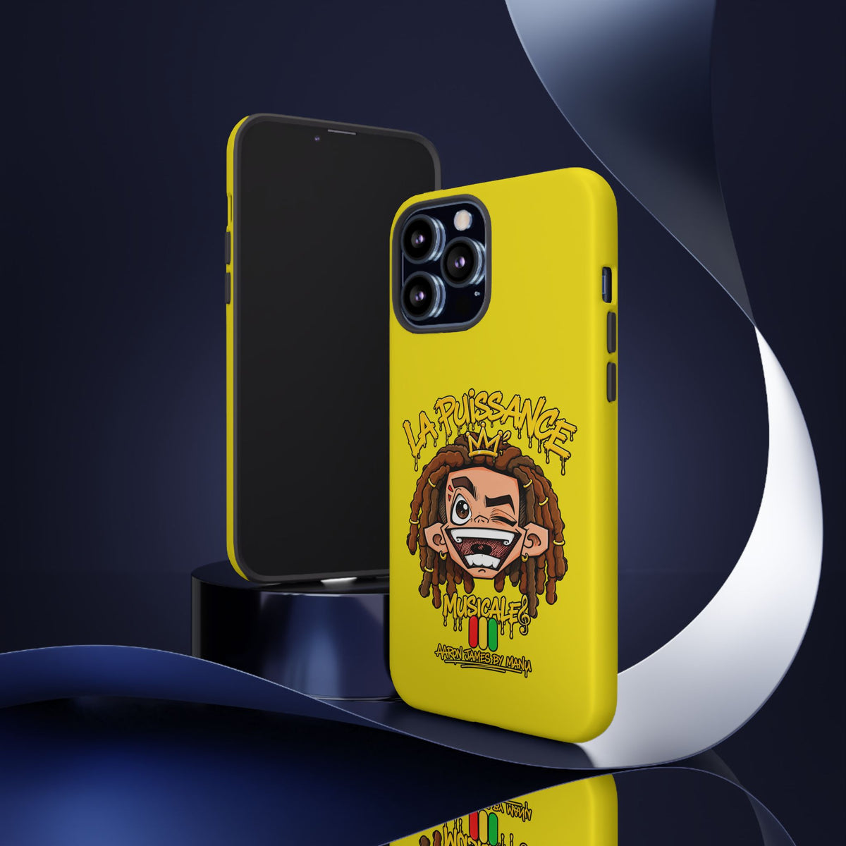 Coque Rasta King – Jaune | La Puissance Musicale