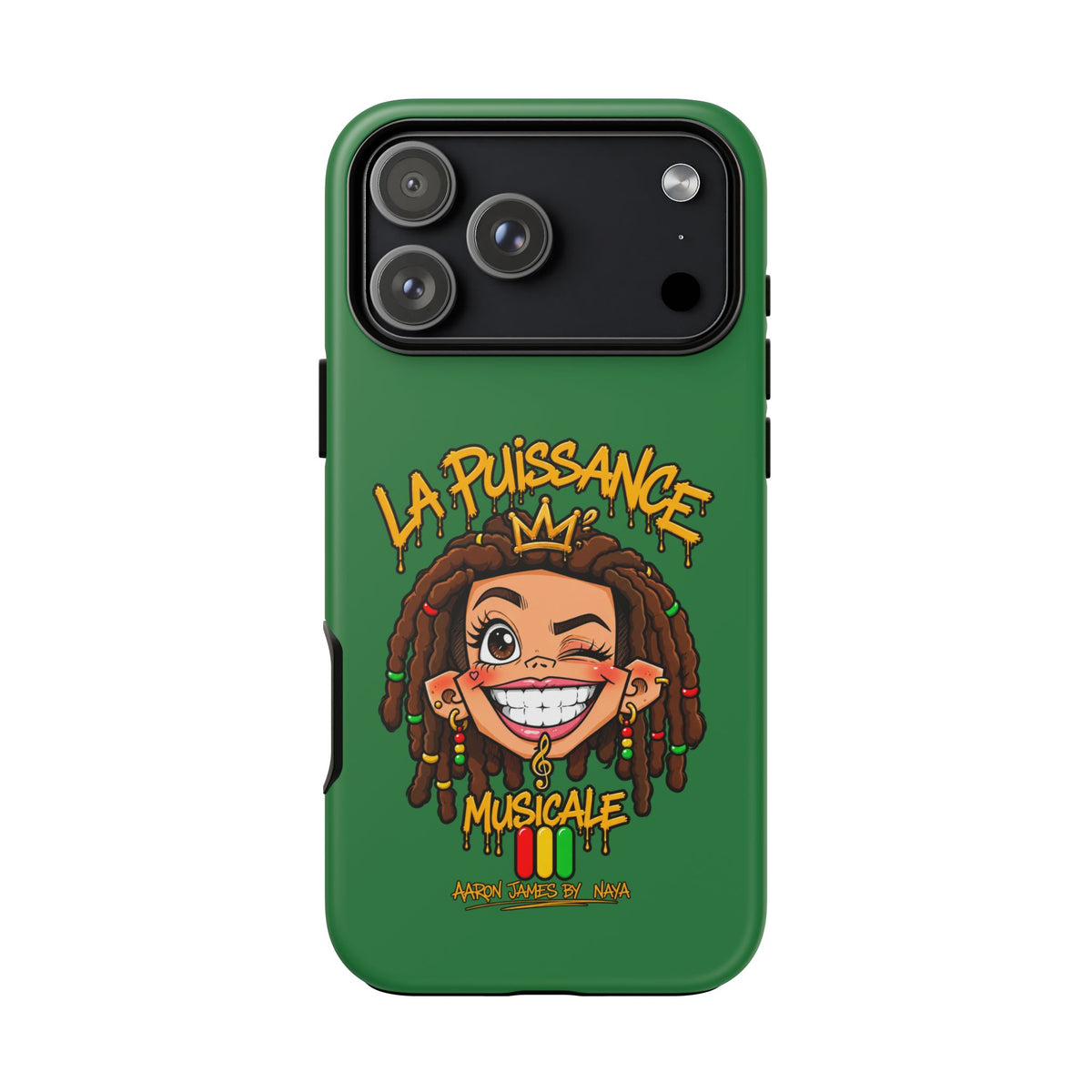 Coque Rasta Queen – Vert | La Puissance Musicale