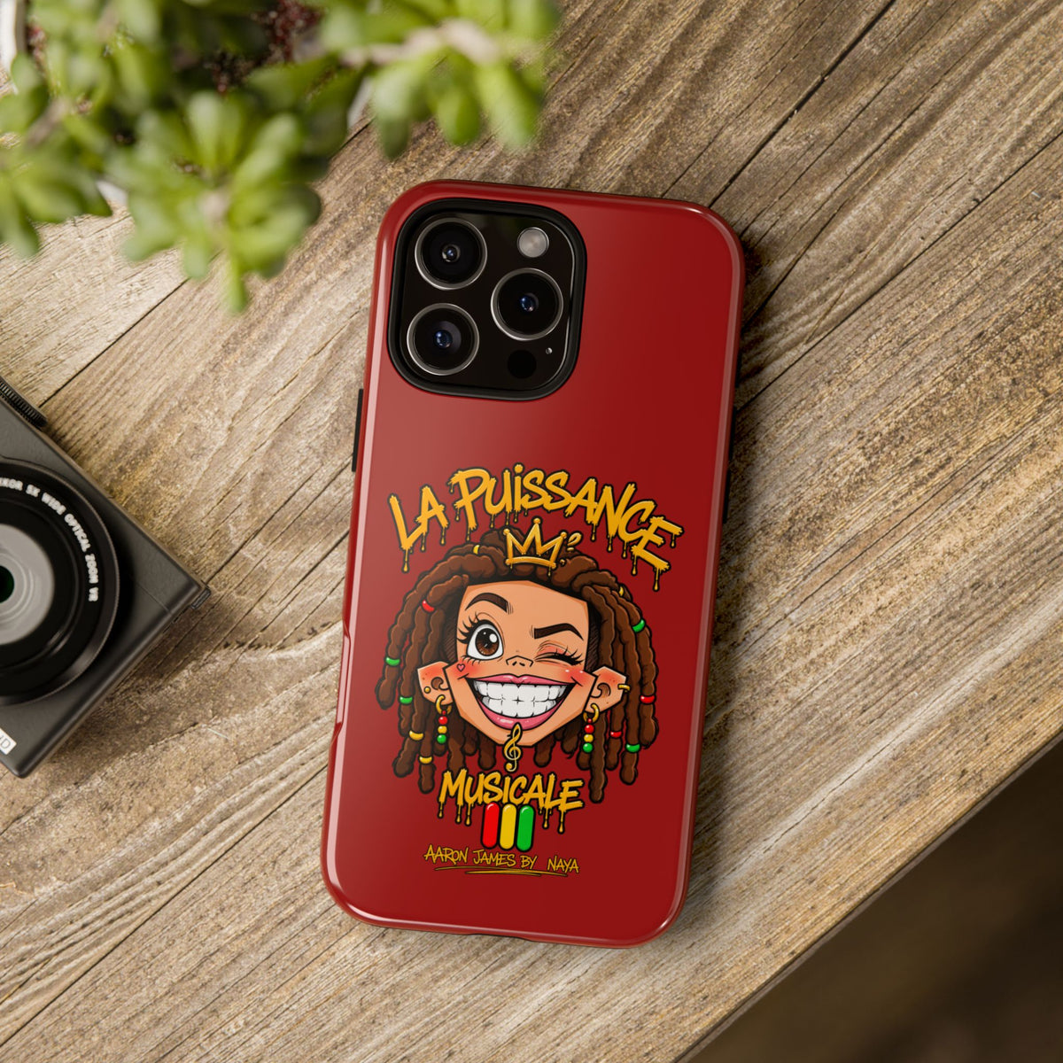 Coque Rasta Queen – Rouge | La Puissance Musicale