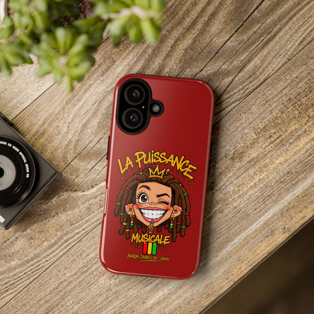 Coque Rasta Queen – Rouge | La Puissance Musicale