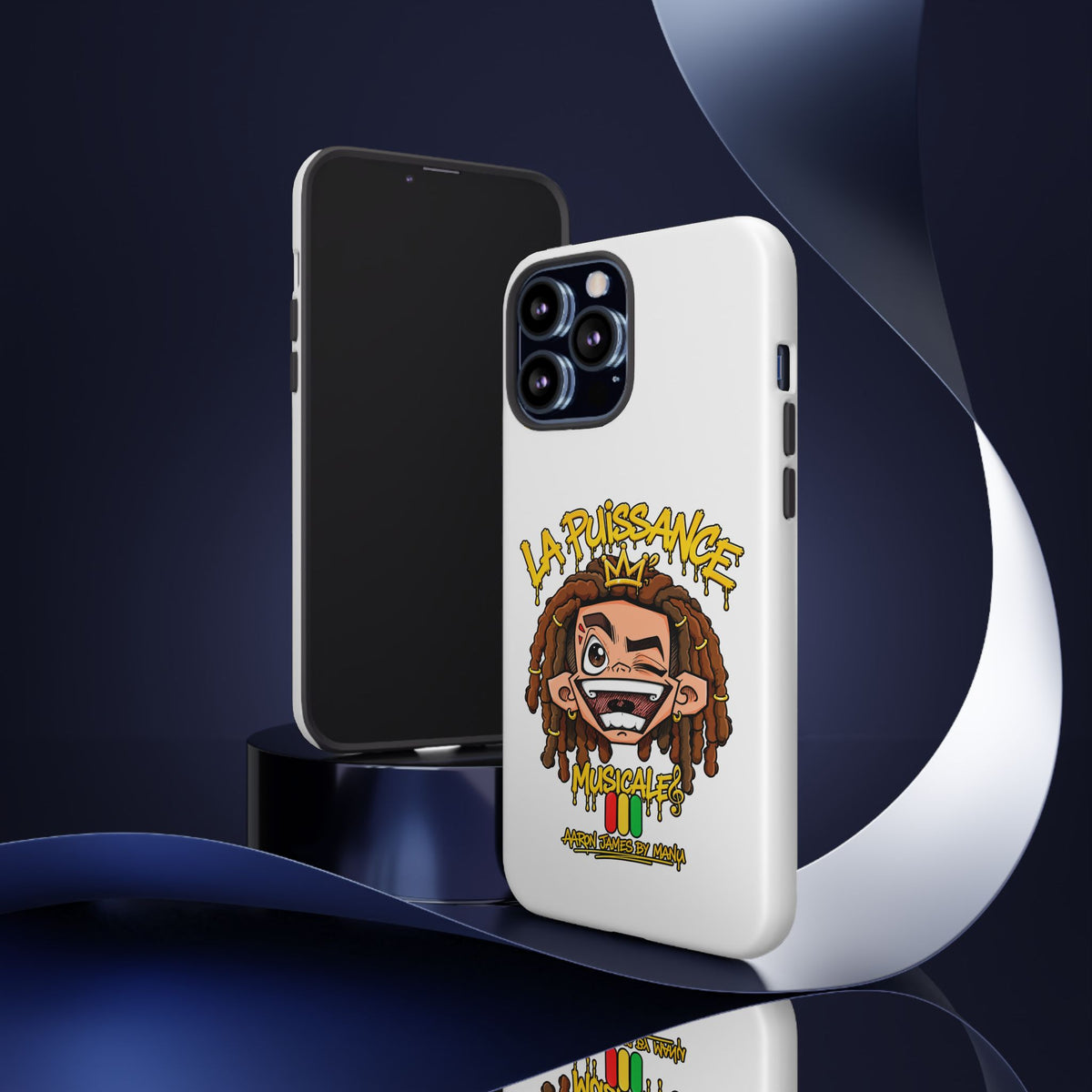 Coque Rasta King – Blanc | La Puissance Musicale