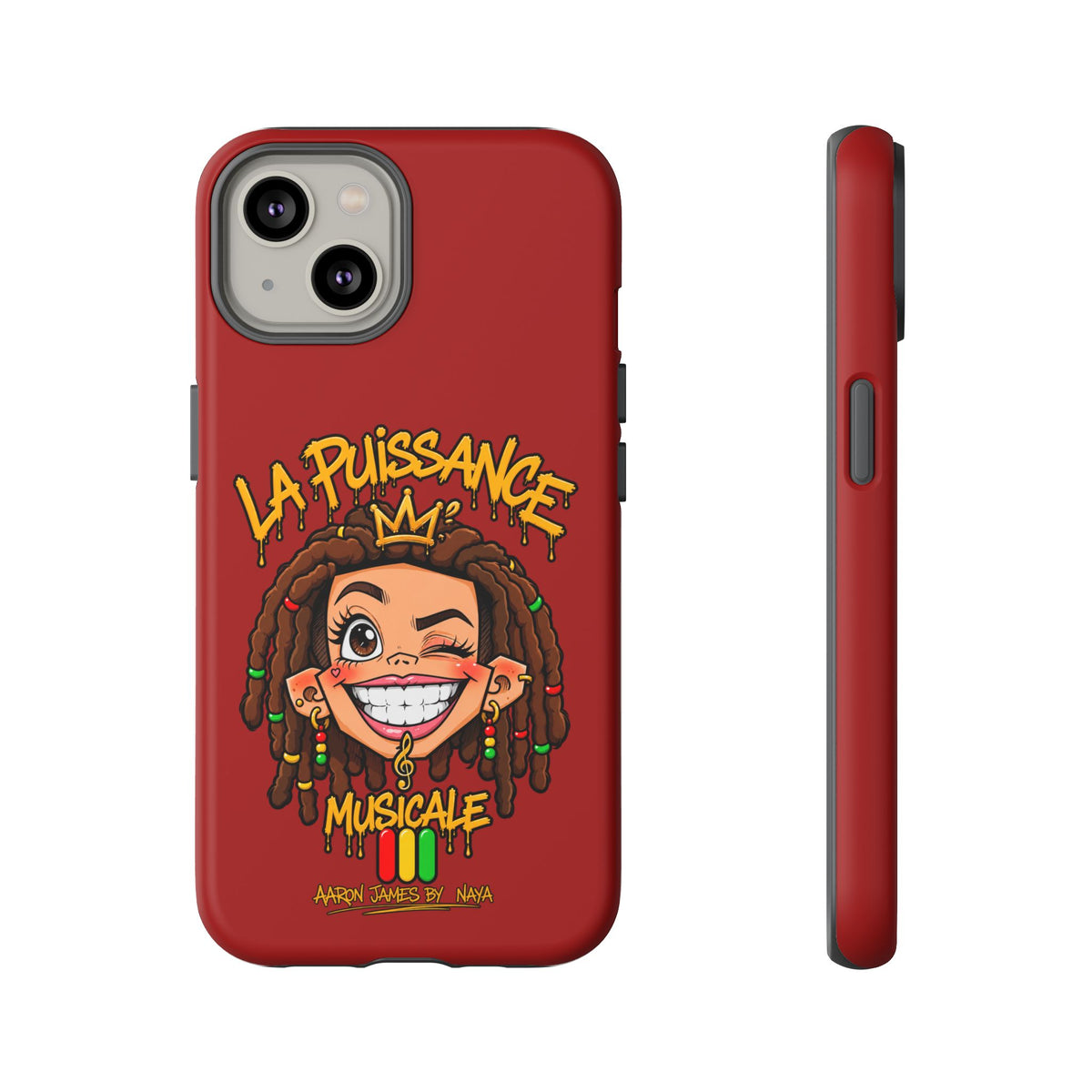 Coque Rasta Queen – Rouge | La Puissance Musicale
