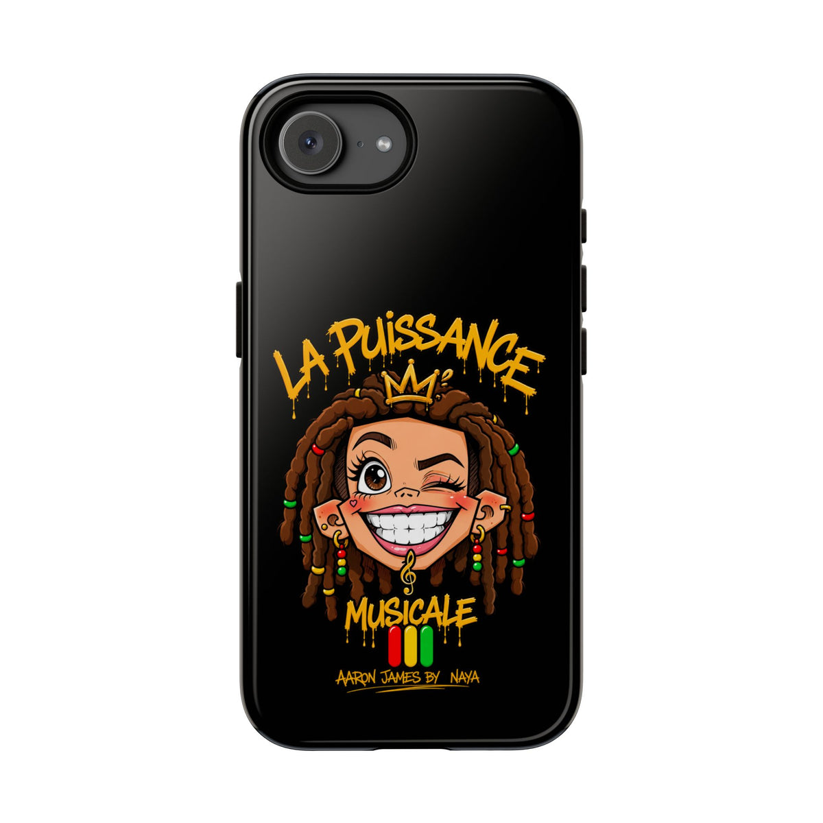 Coque Rasta Queen – Noir | La Puissance Musicale