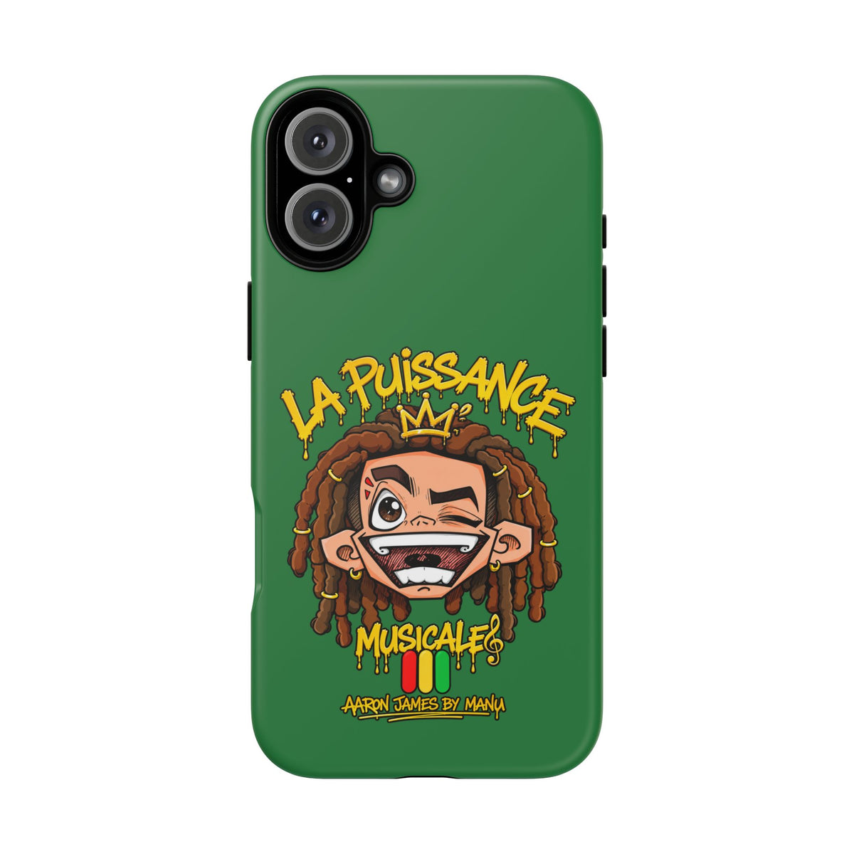 Coque Rasta King – Vert | La Puissance Musicale