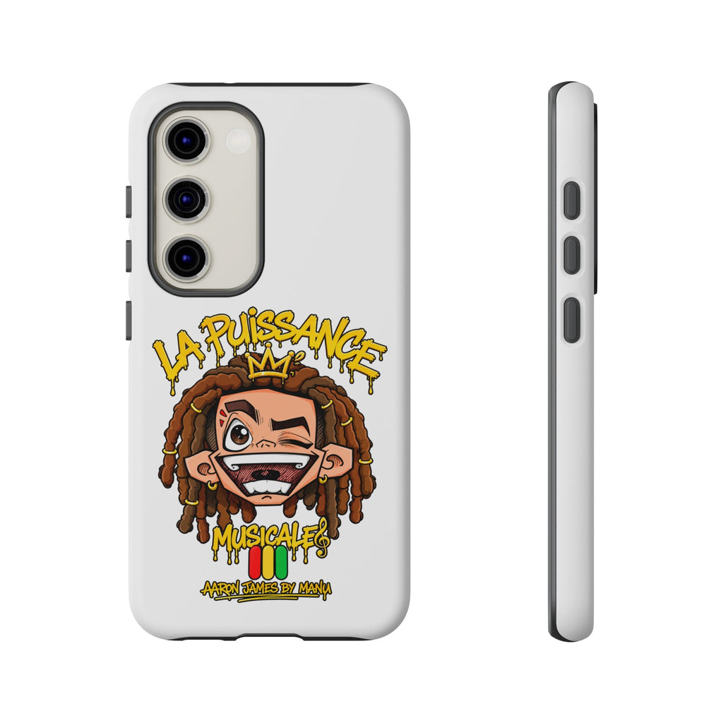 Coque Samsung Rasta King – Blanc | La Puissance Musicale – vue 24