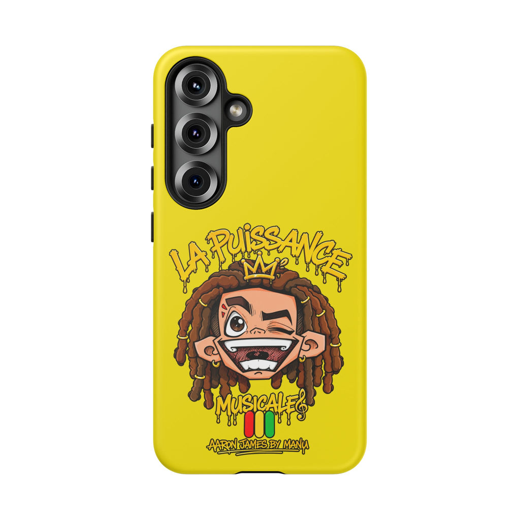 Coque Samsung Rasta King – Jaune | La Puissance Musicale