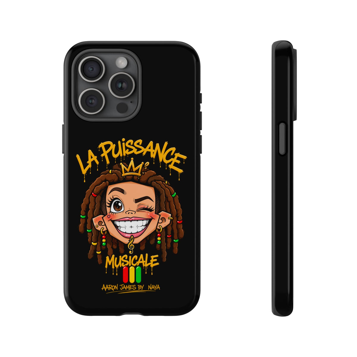 Coque Rasta Queen – Noir | La Puissance Musicale