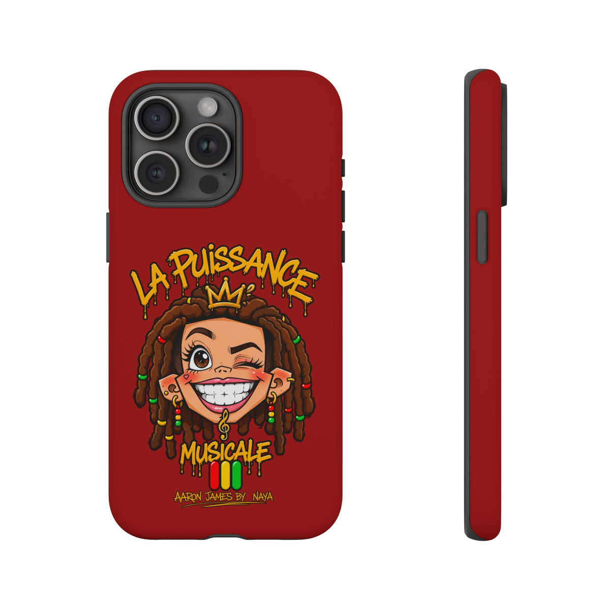 Coque Rasta Queen – Rouge | La Puissance Musicale