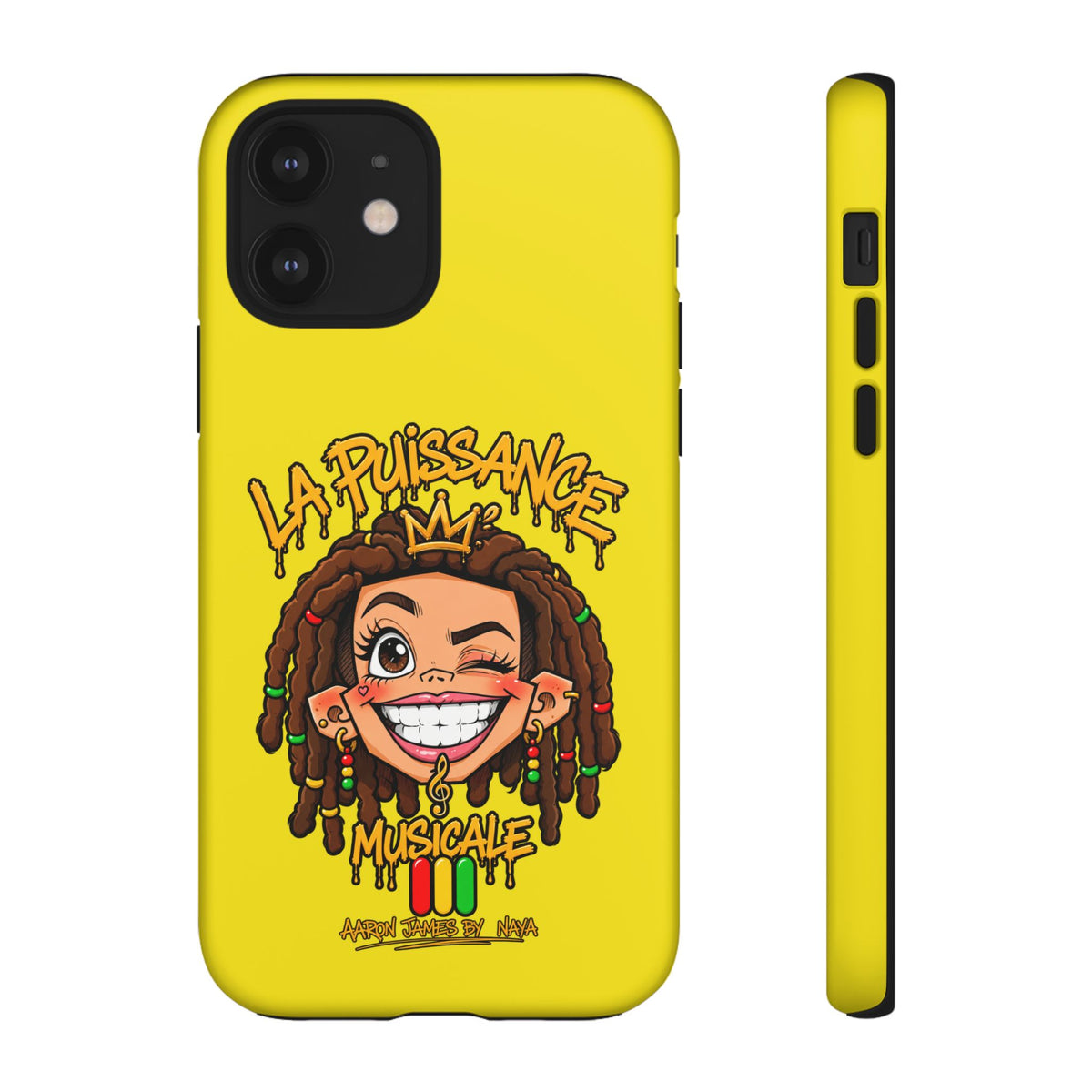 Coque Rasta Queen – Jaune | La Puissance Musicale