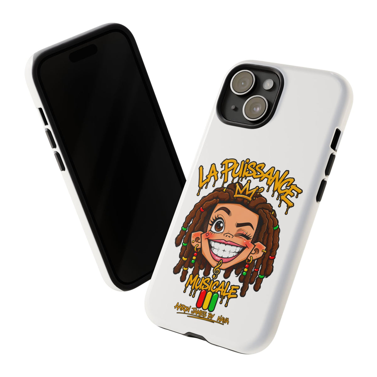 Coque Rasta Queen – Blanc | La Puissance Musicale