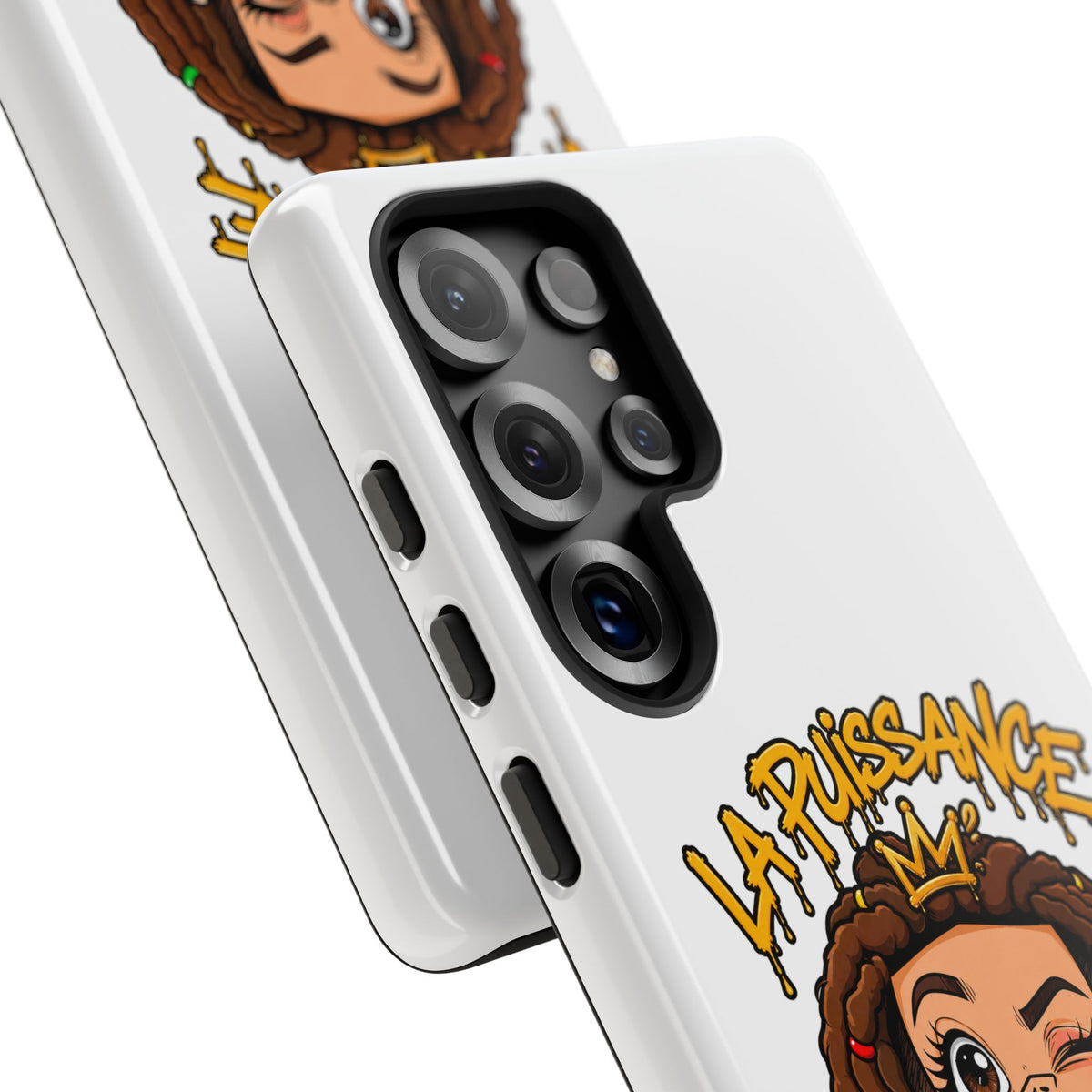 Coque Samsung Rasta Queen – Blanc | La Puissance Musicale