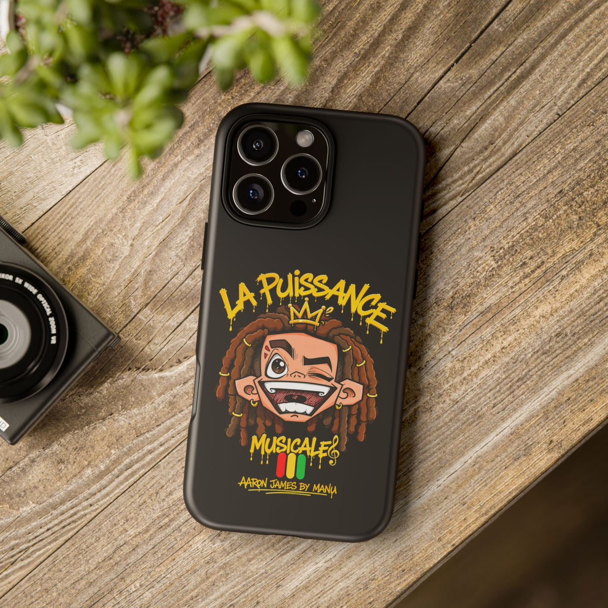Coque Rasta King – Noir | La Puissance Musicale