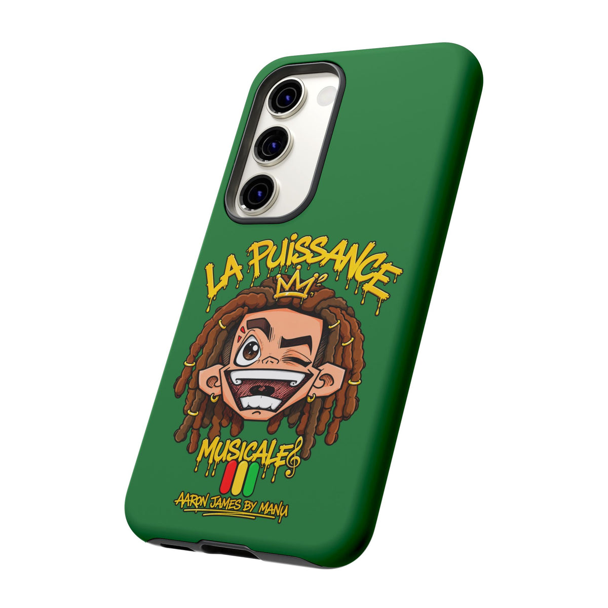 Coque Samsung Rasta King – Vert | La Puissance Musicale – vue 49