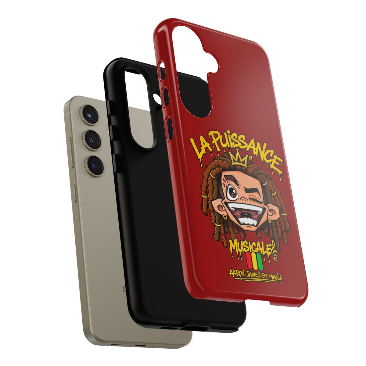 Coque Samsung Rasta King – Rouge | La Puissance Musicale
