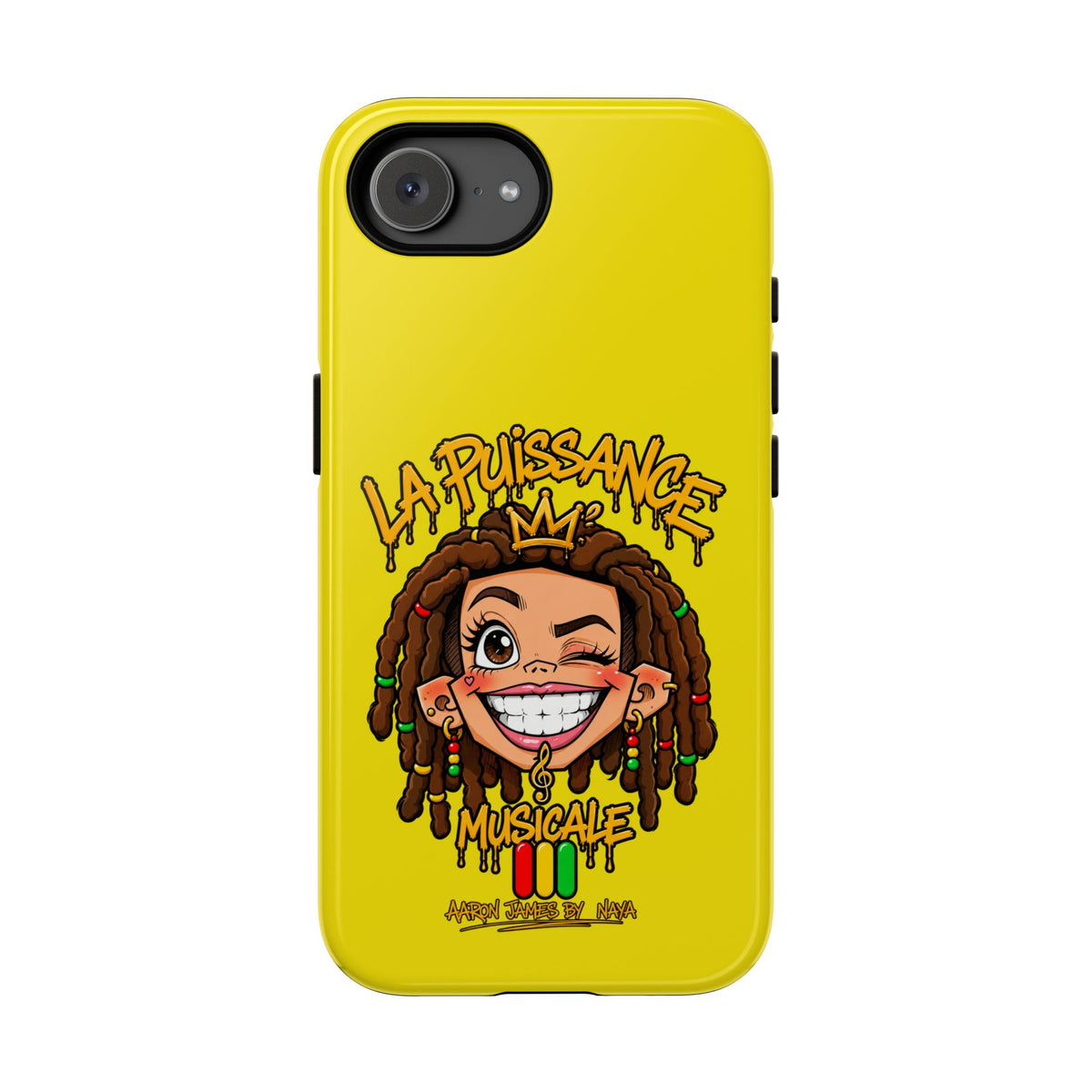 Coque Rasta Queen – Jaune | La Puissance Musicale