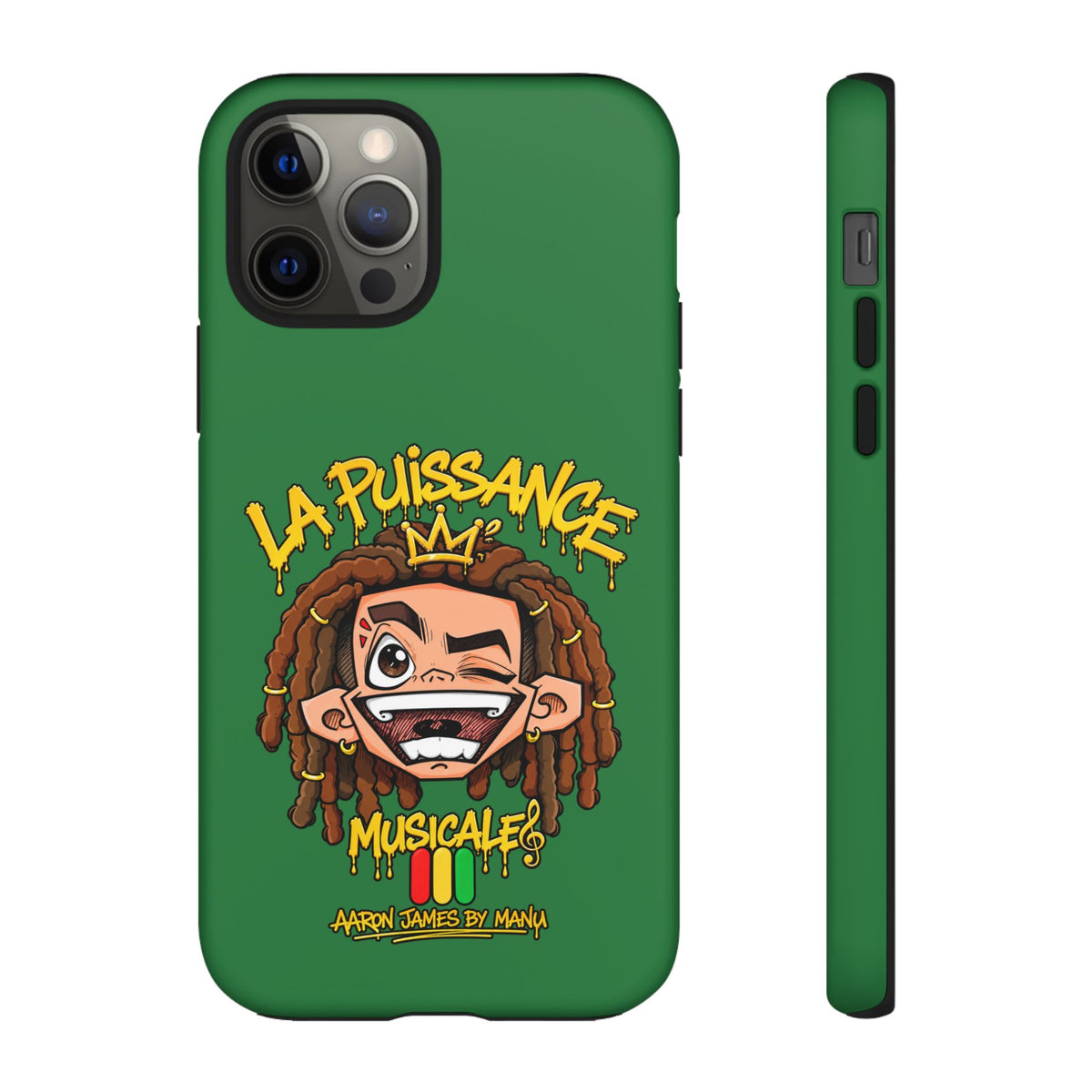 Coque Rasta King – Vert | La Puissance Musicale