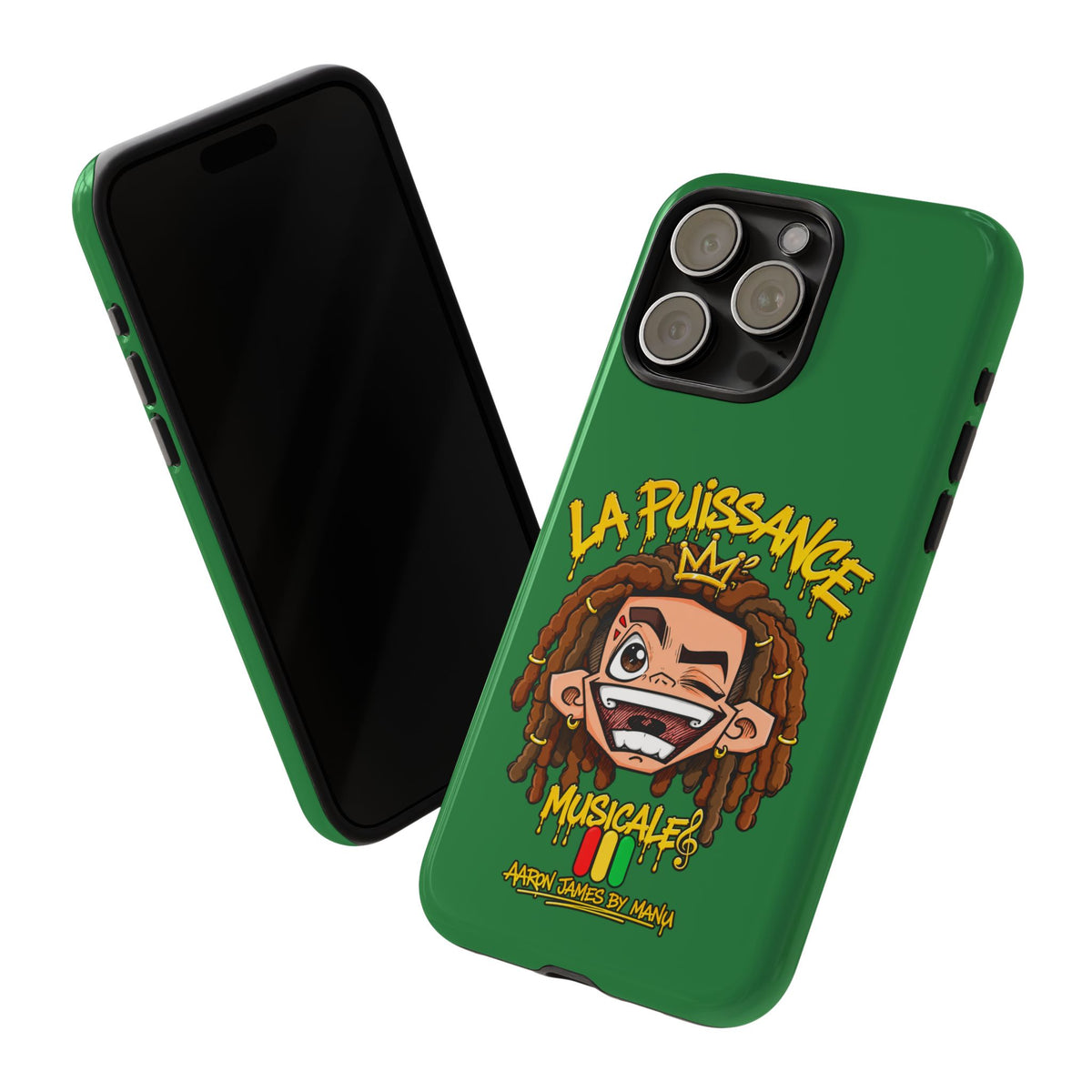 Coque Rasta King – Vert | La Puissance Musicale