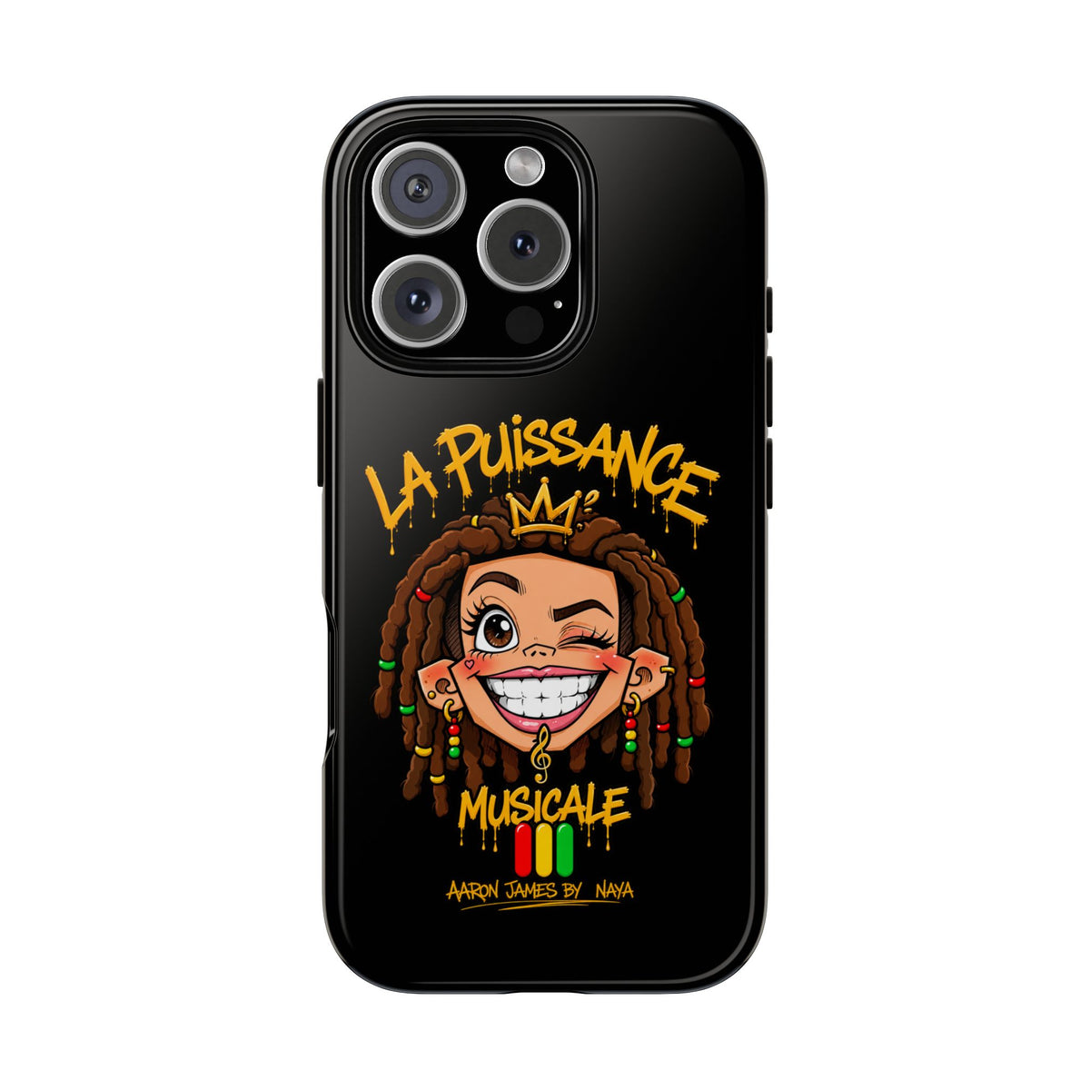 Coque Rasta Queen – Noir | La Puissance Musicale