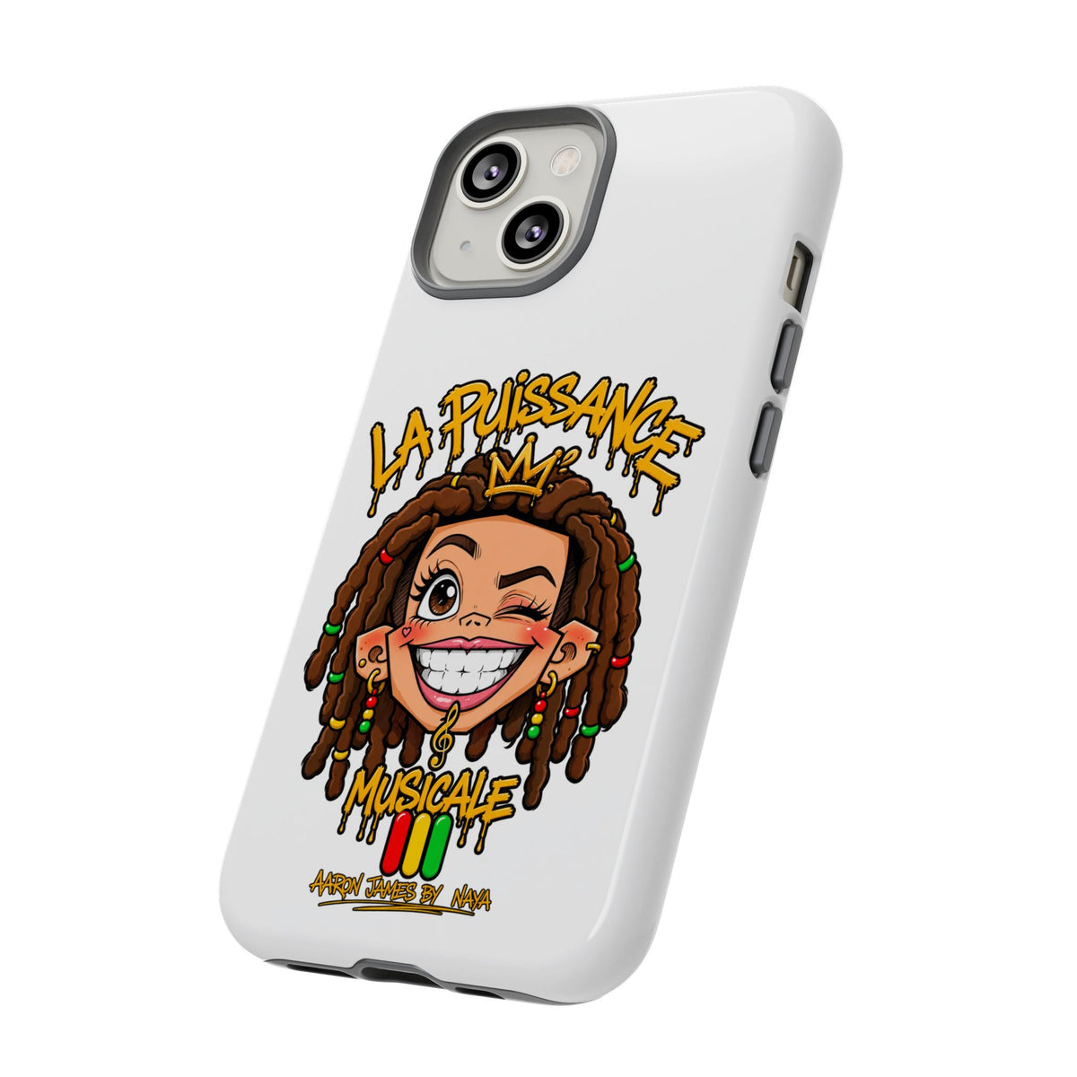 Coque Rasta Queen – Blanc | La Puissance Musicale