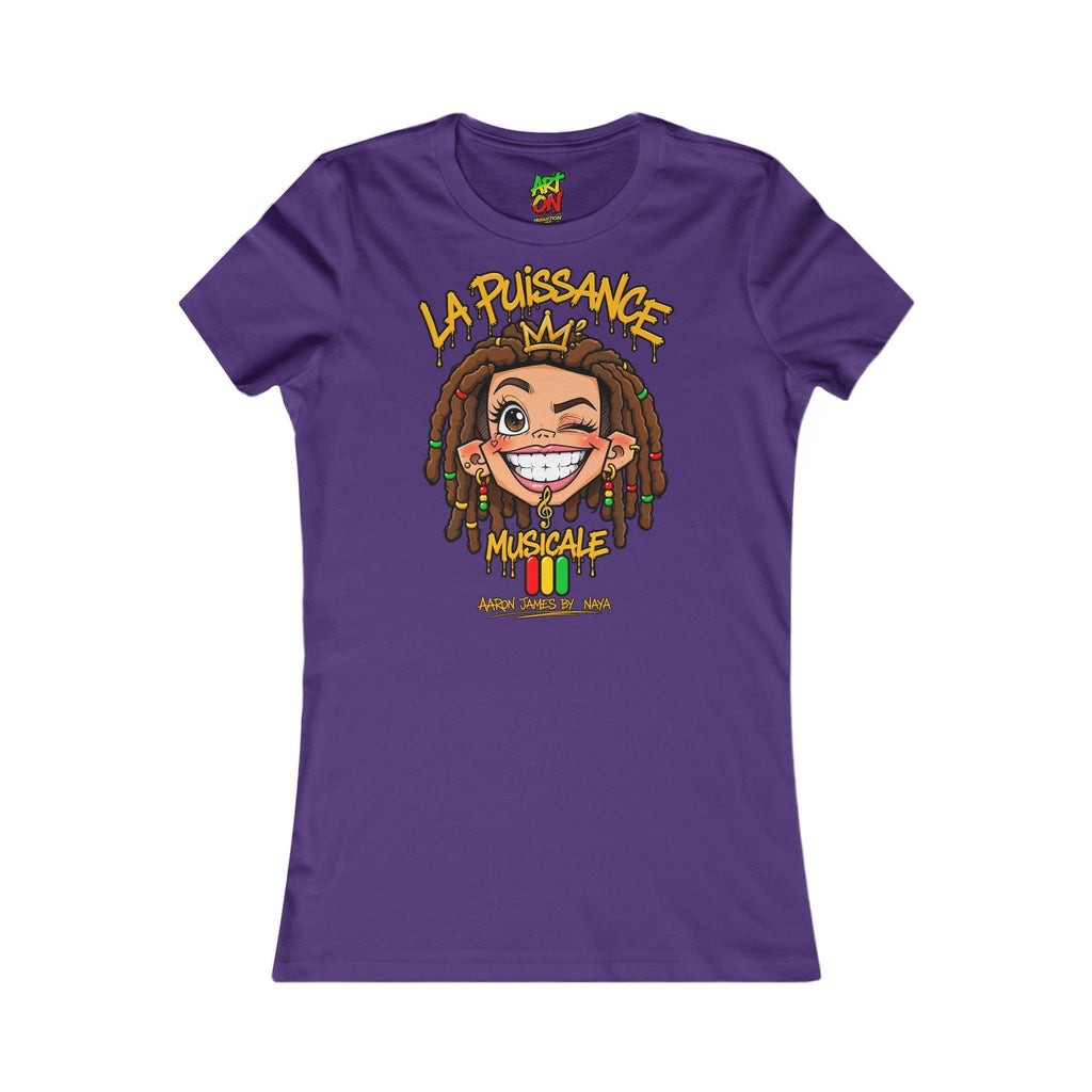 T-shirt Femme La Puissance Musicale Rasta Queen