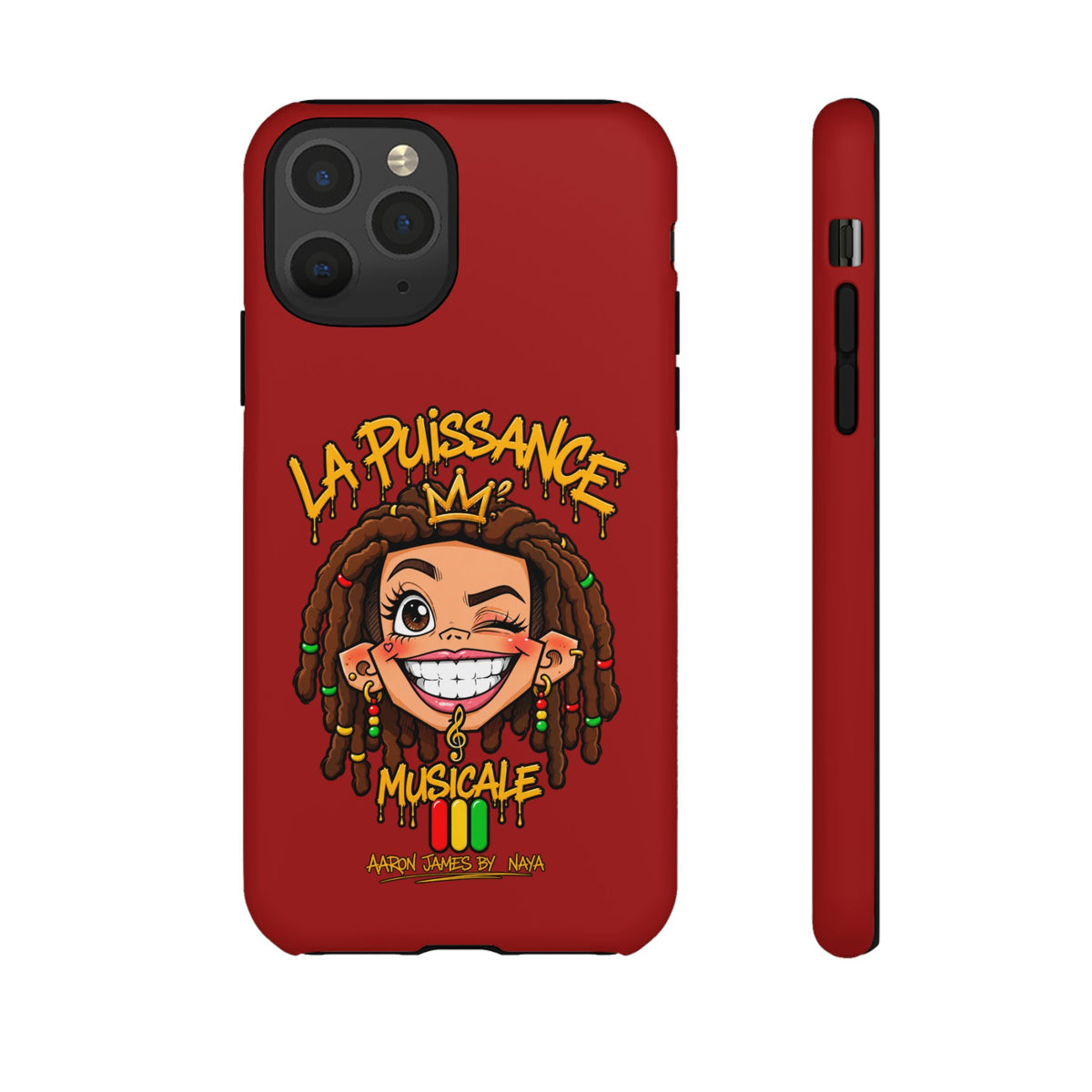 Coque Rasta Queen – Rouge | La Puissance Musicale