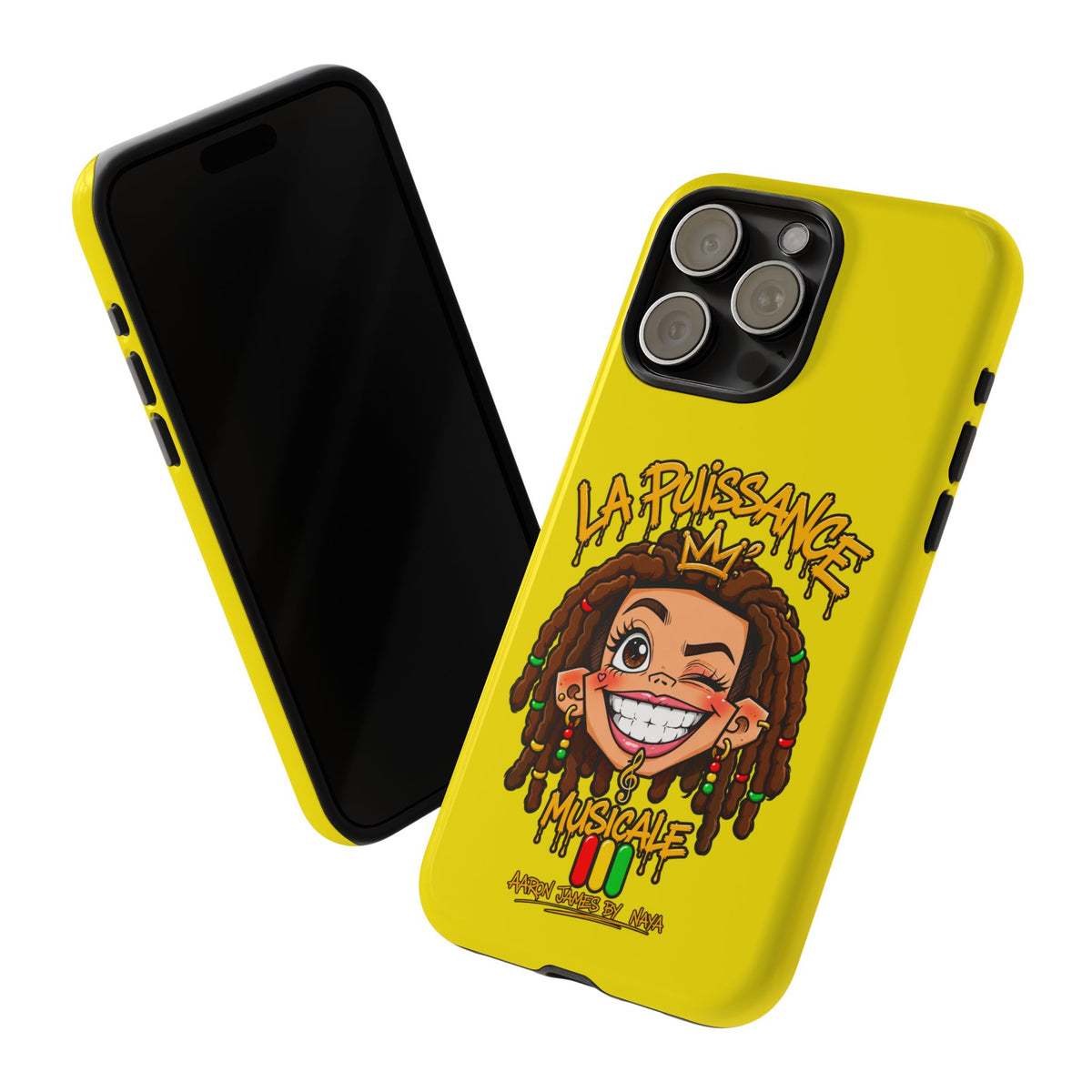 Coque Rasta Queen – Jaune | La Puissance Musicale