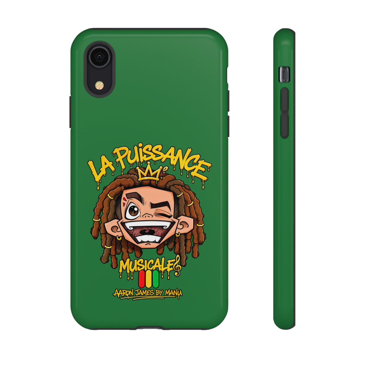 Coque Rasta King – Vert | La Puissance Musicale