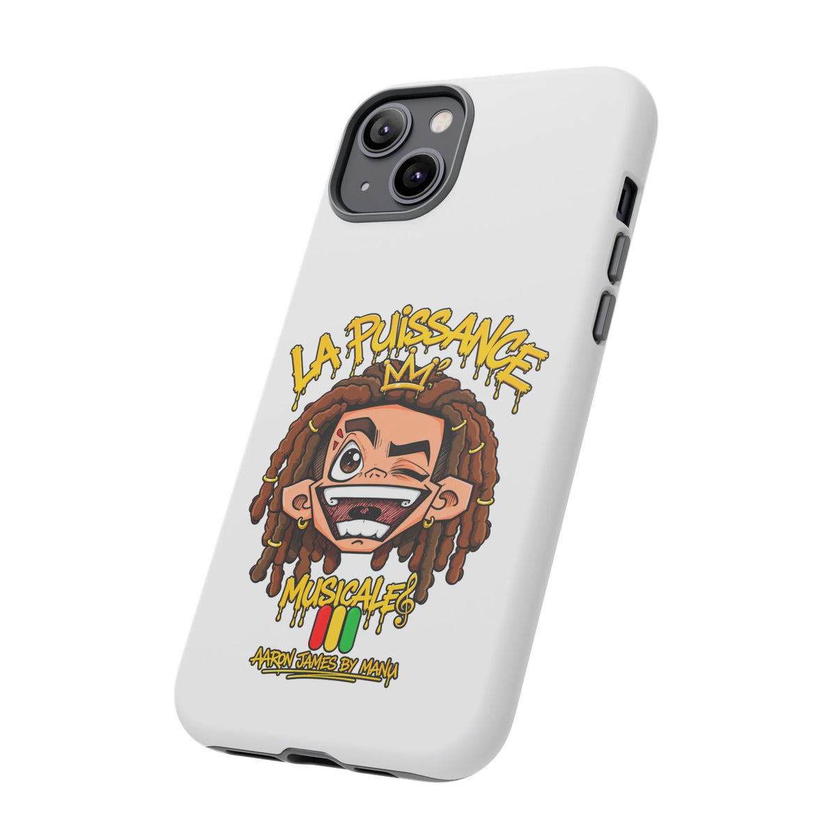 Coque Rasta King – Blanc | La Puissance Musicale