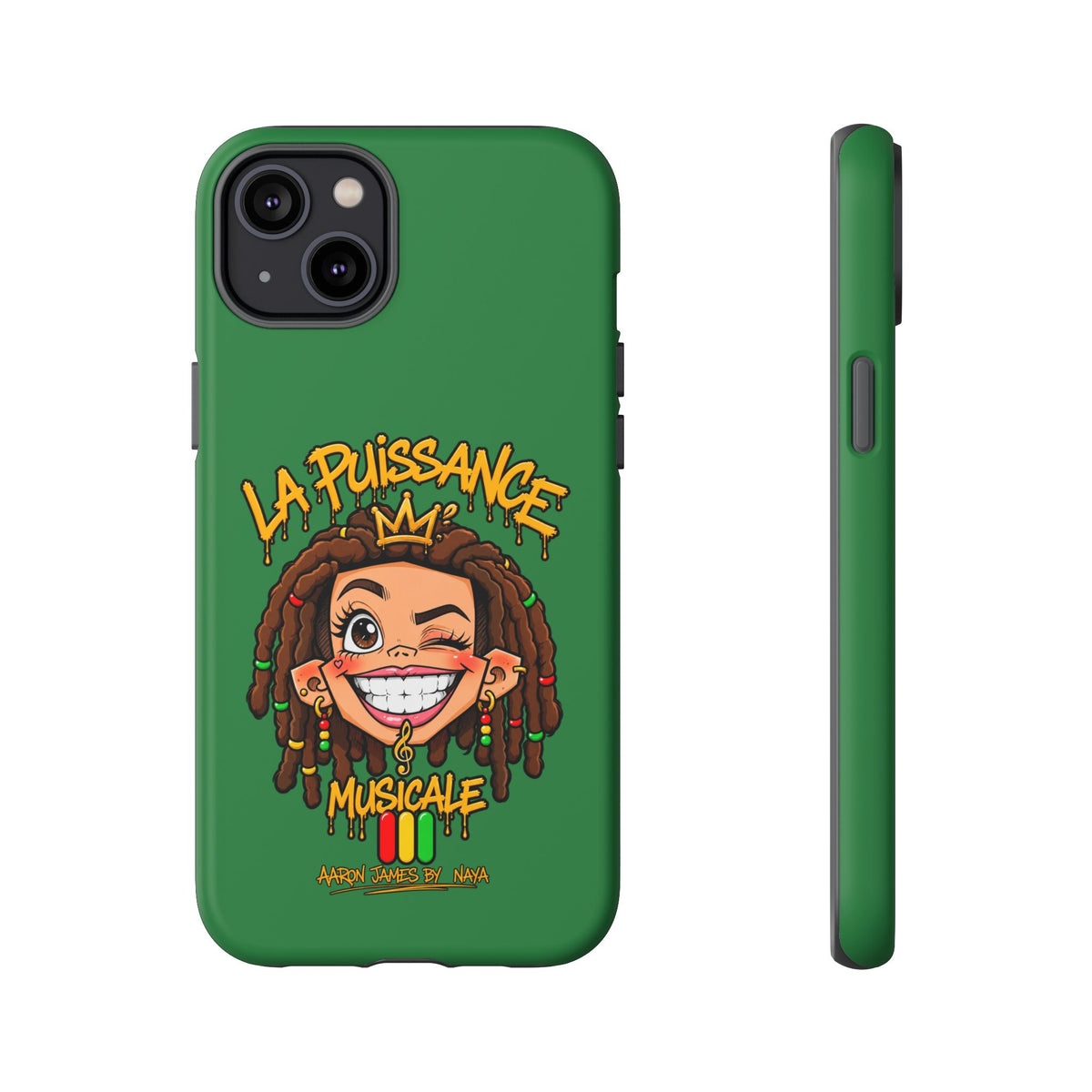 Coque Rasta Queen – Vert | La Puissance Musicale