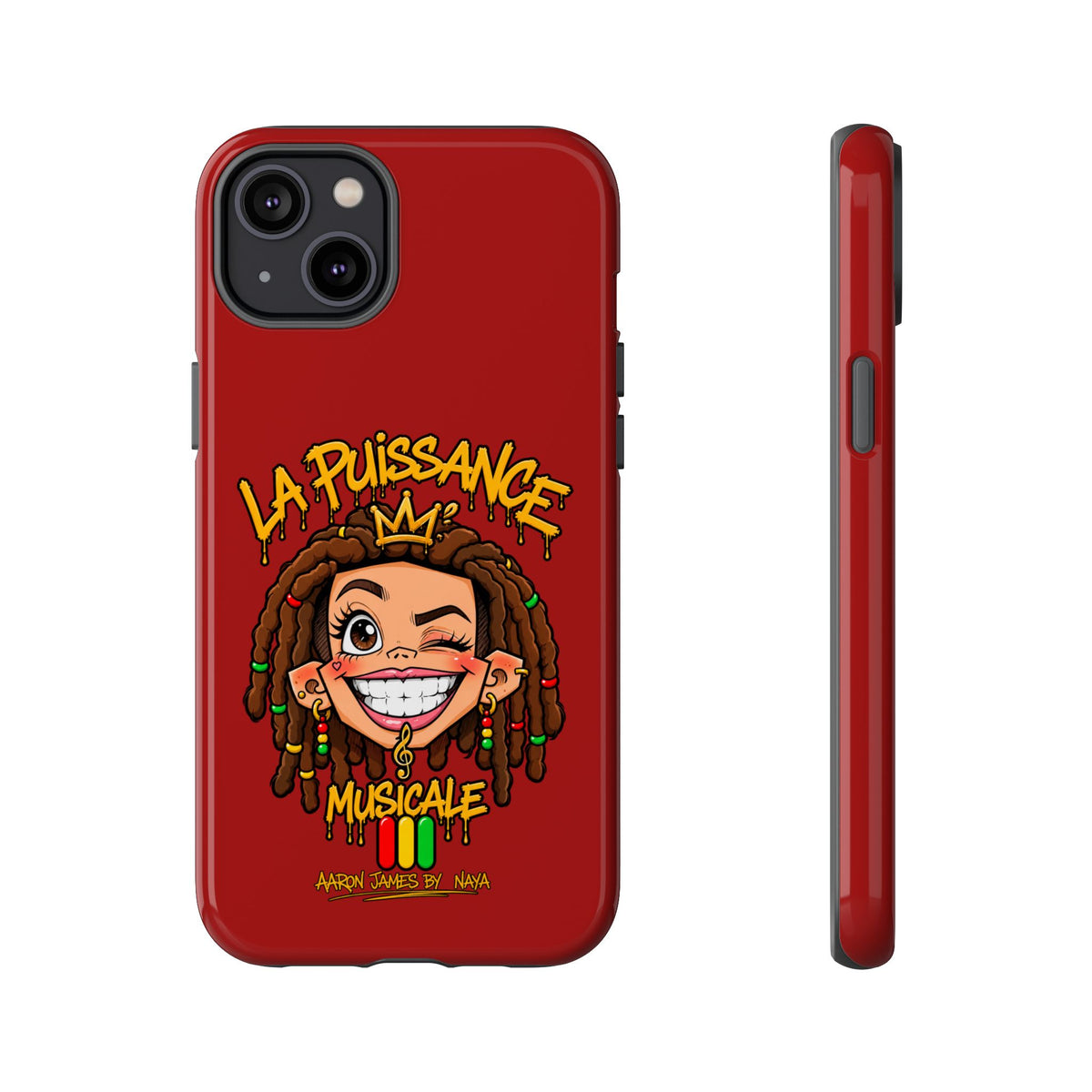 Coque Rasta Queen – Rouge | La Puissance Musicale