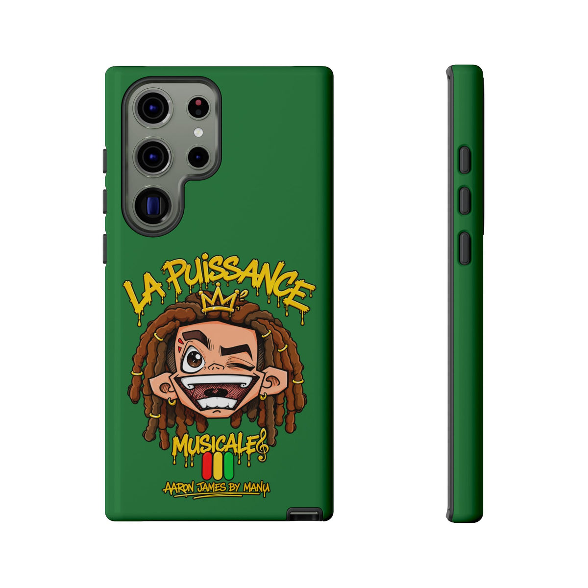 Coque Samsung Rasta King – Vert | La Puissance Musicale – vue 27