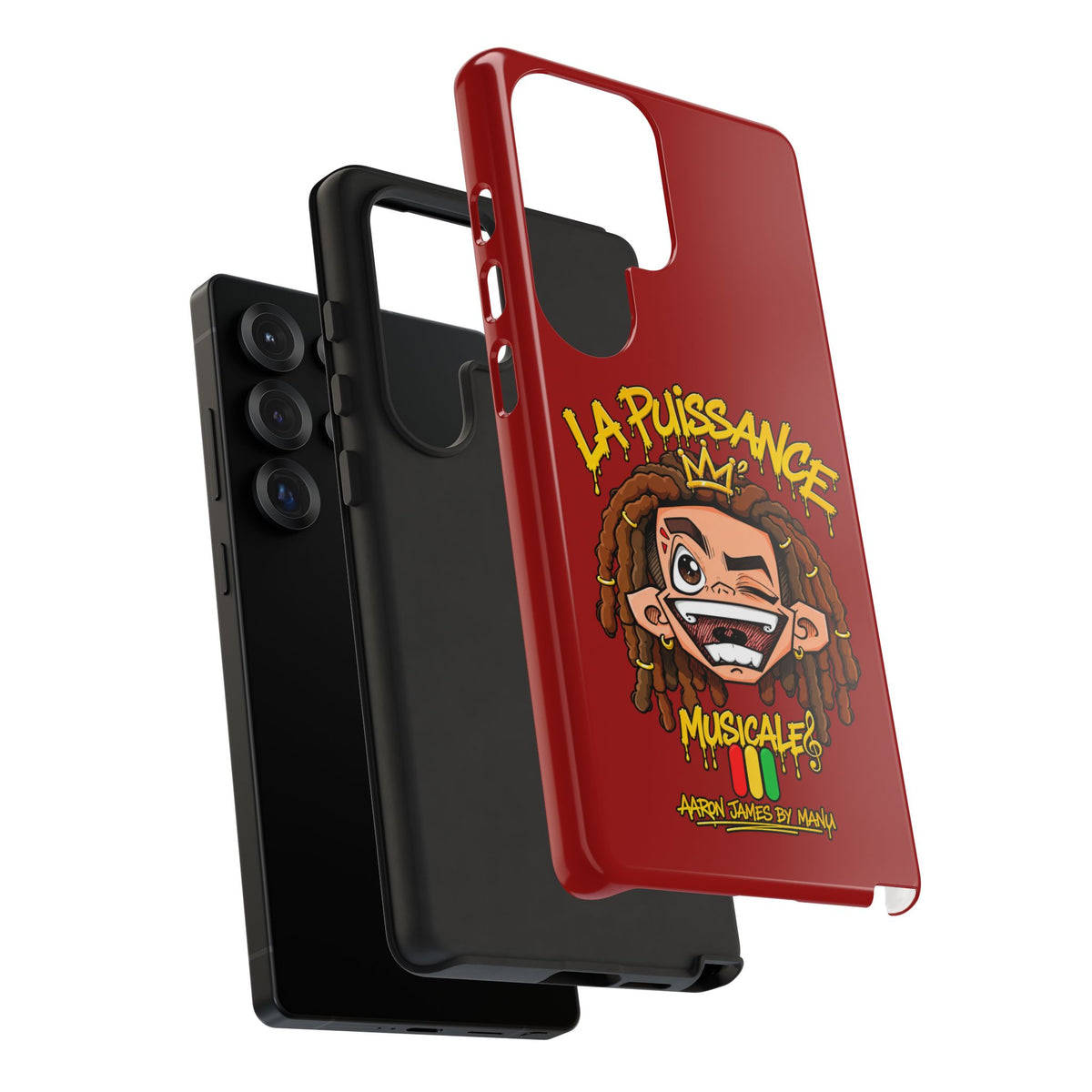 Coque Samsung Rasta King – Rouge | La Puissance Musicale