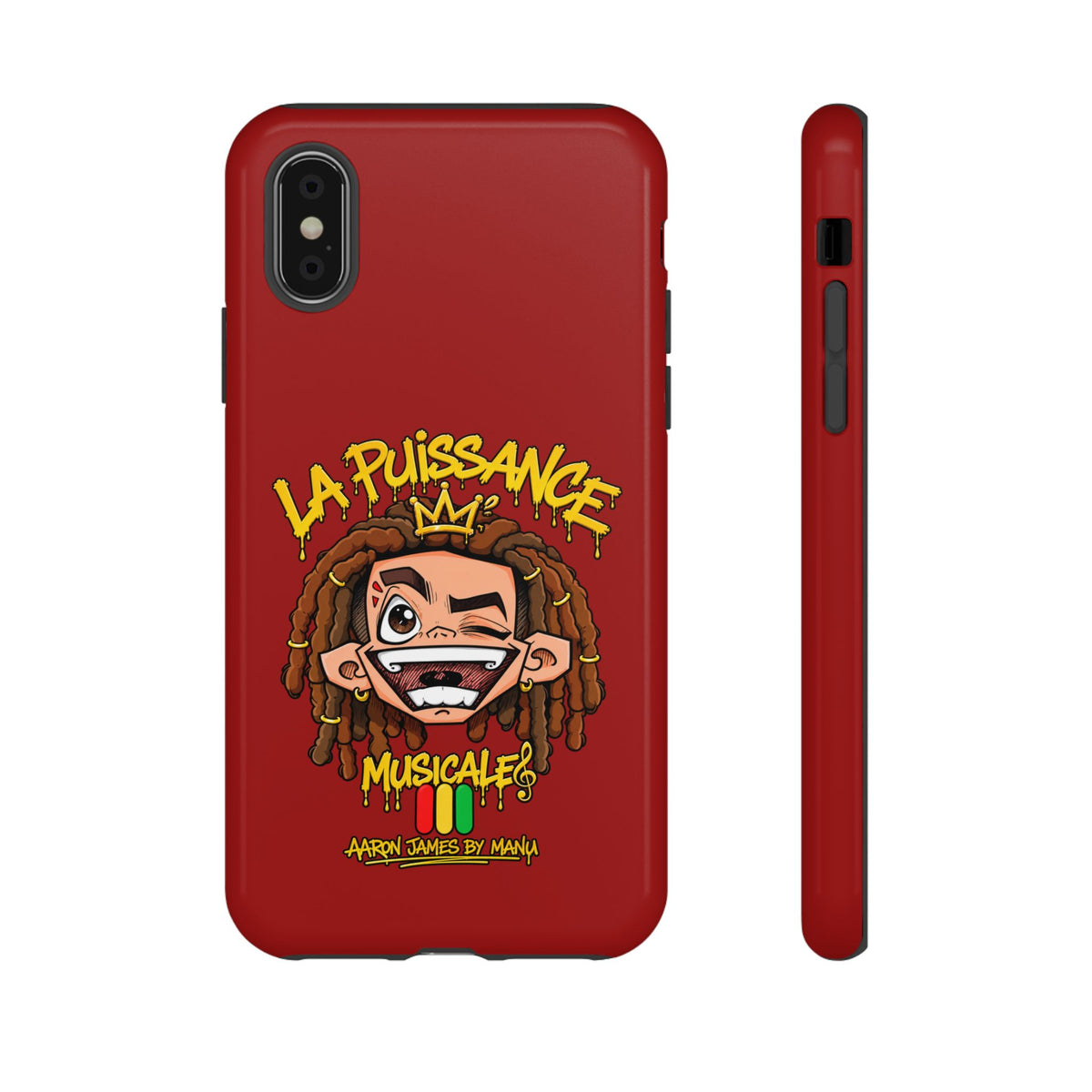 Coque Rasta King – Rouge | La Puissance Musicale