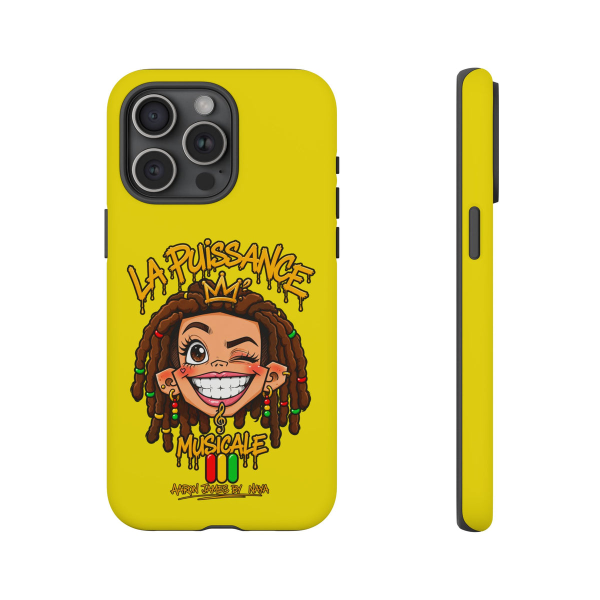 Coque Rasta Queen – Jaune | La Puissance Musicale