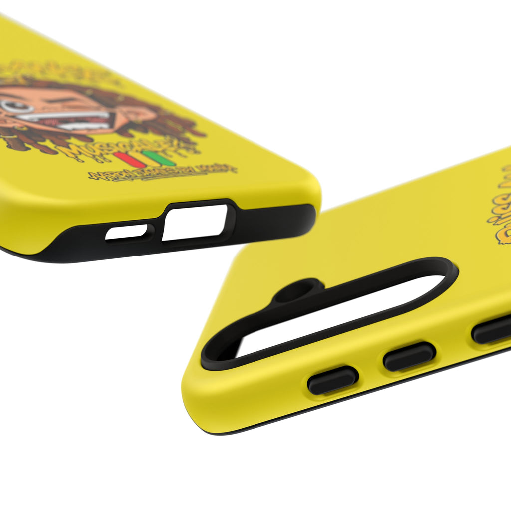Coque Samsung Rasta King – Jaune | La Puissance Musicale