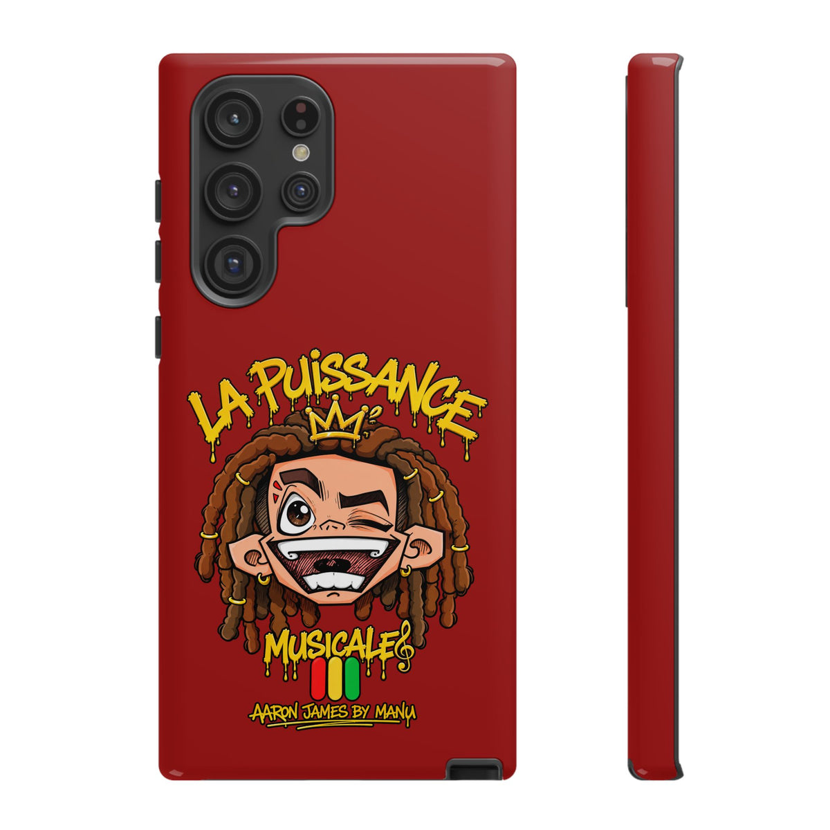Coque Samsung Rasta King – Rouge | La Puissance Musicale