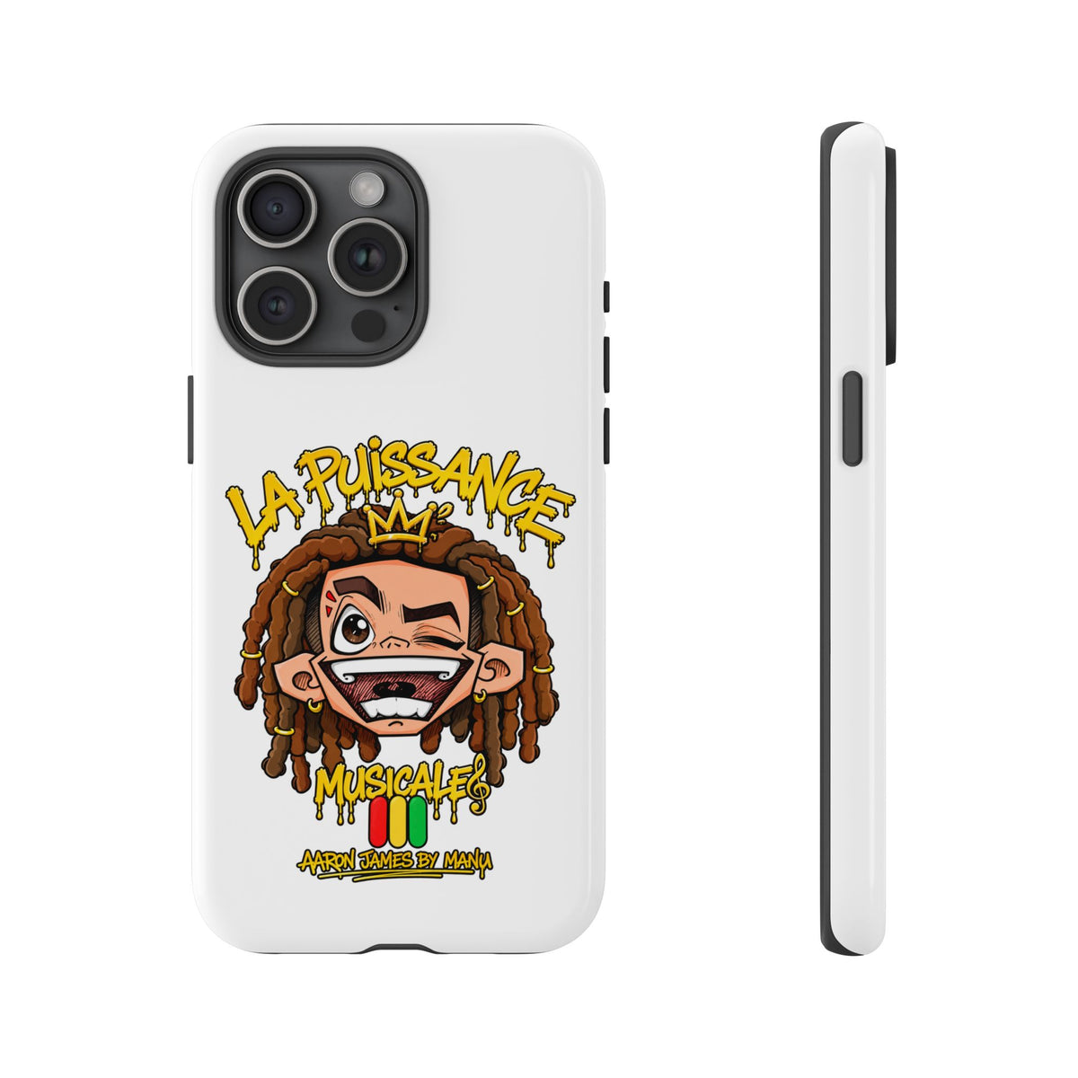 Coque Rasta King – Blanc | La Puissance Musicale
