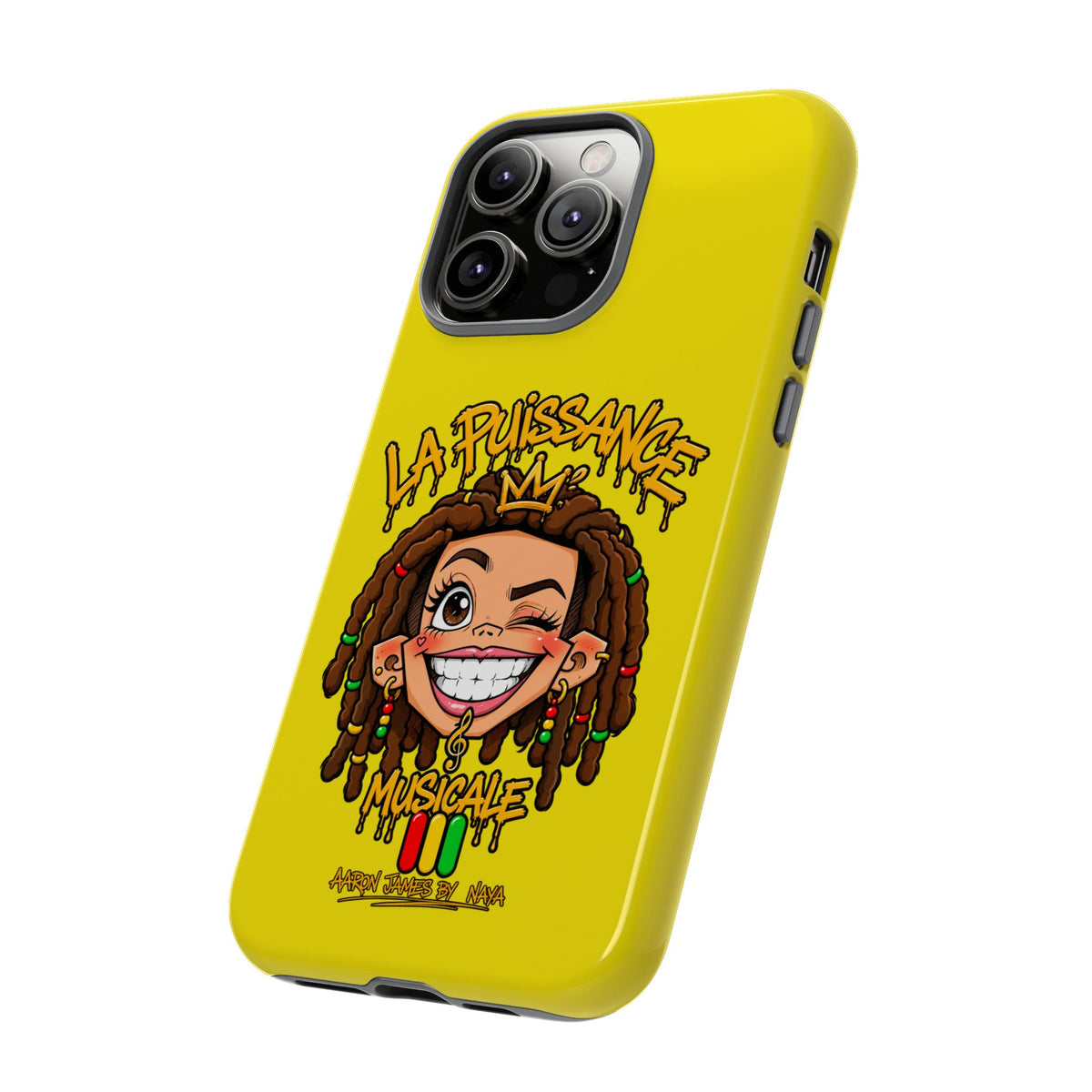 Coque Rasta Queen – Jaune | La Puissance Musicale