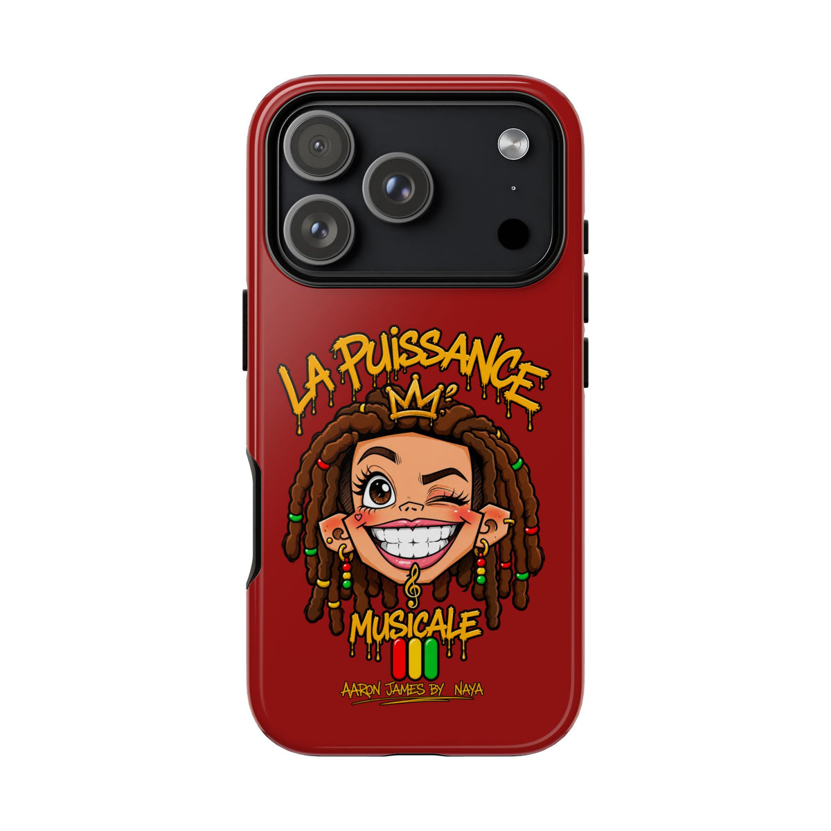 Coque Rasta Queen – Rouge | La Puissance Musicale