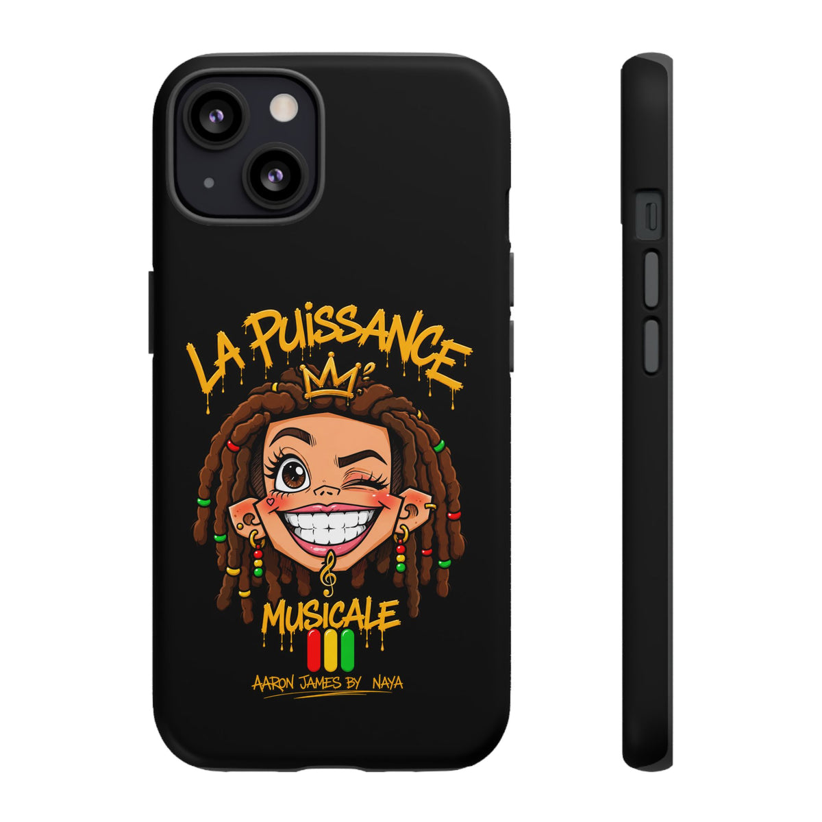 Coque Rasta Queen – Noir | La Puissance Musicale