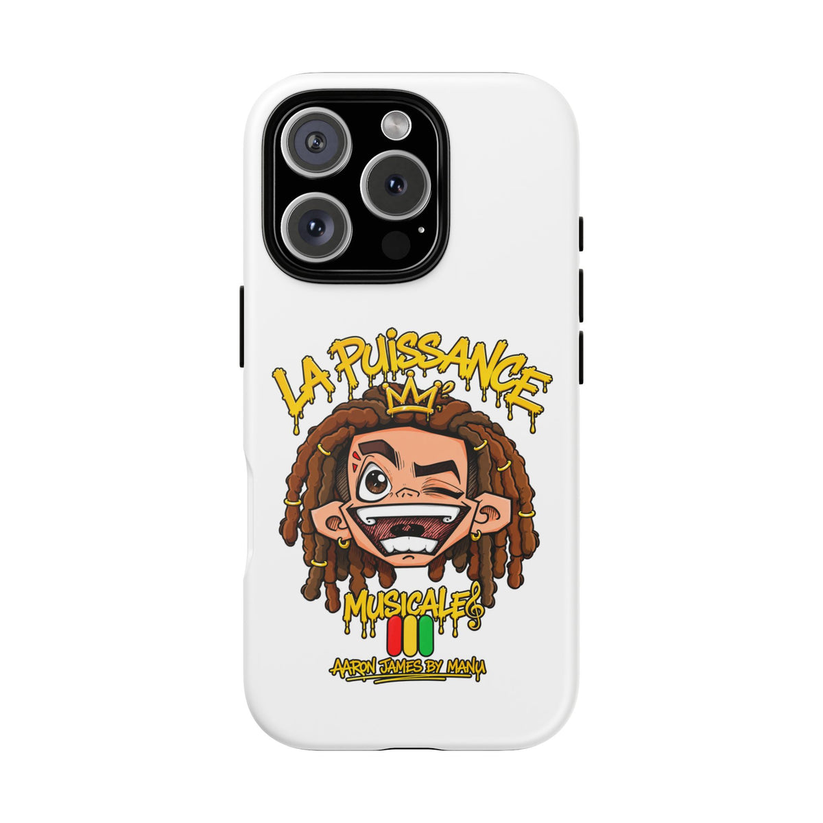 Coque Rasta King – Blanc | La Puissance Musicale