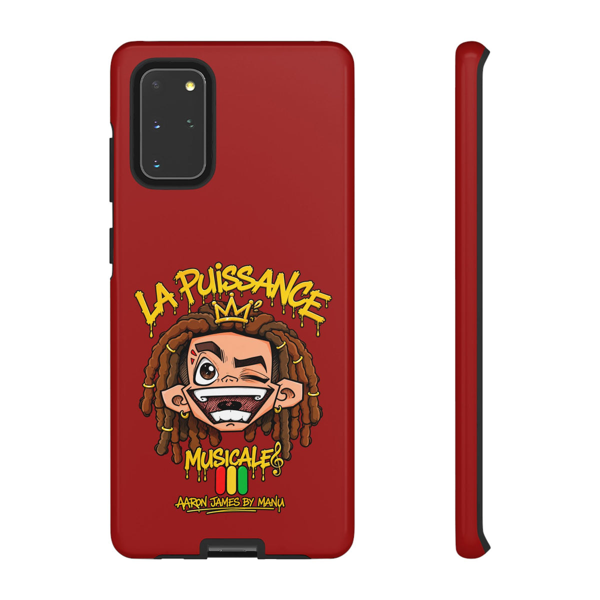 Coque Samsung Rasta King – Rouge | La Puissance Musicale