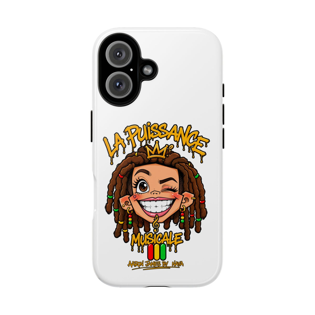 Coque Rasta Queen – Blanc | La Puissance Musicale