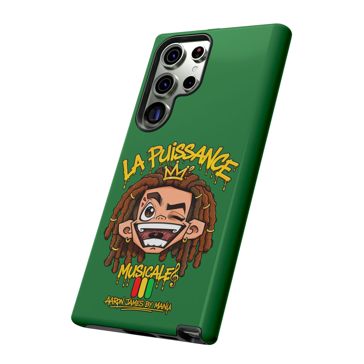 Coque Samsung Rasta King – Vert | La Puissance Musicale