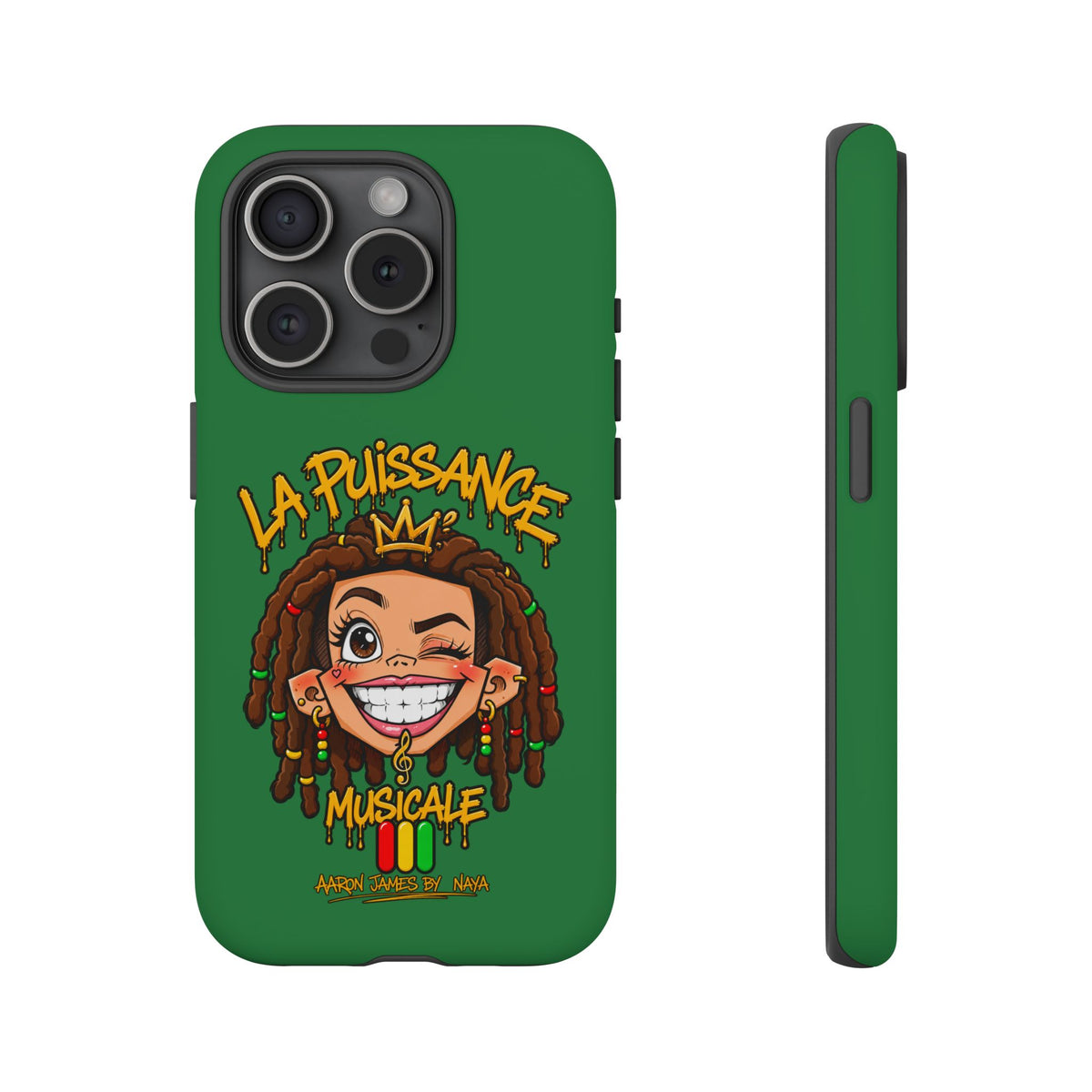 Coque Rasta Queen – Vert | La Puissance Musicale